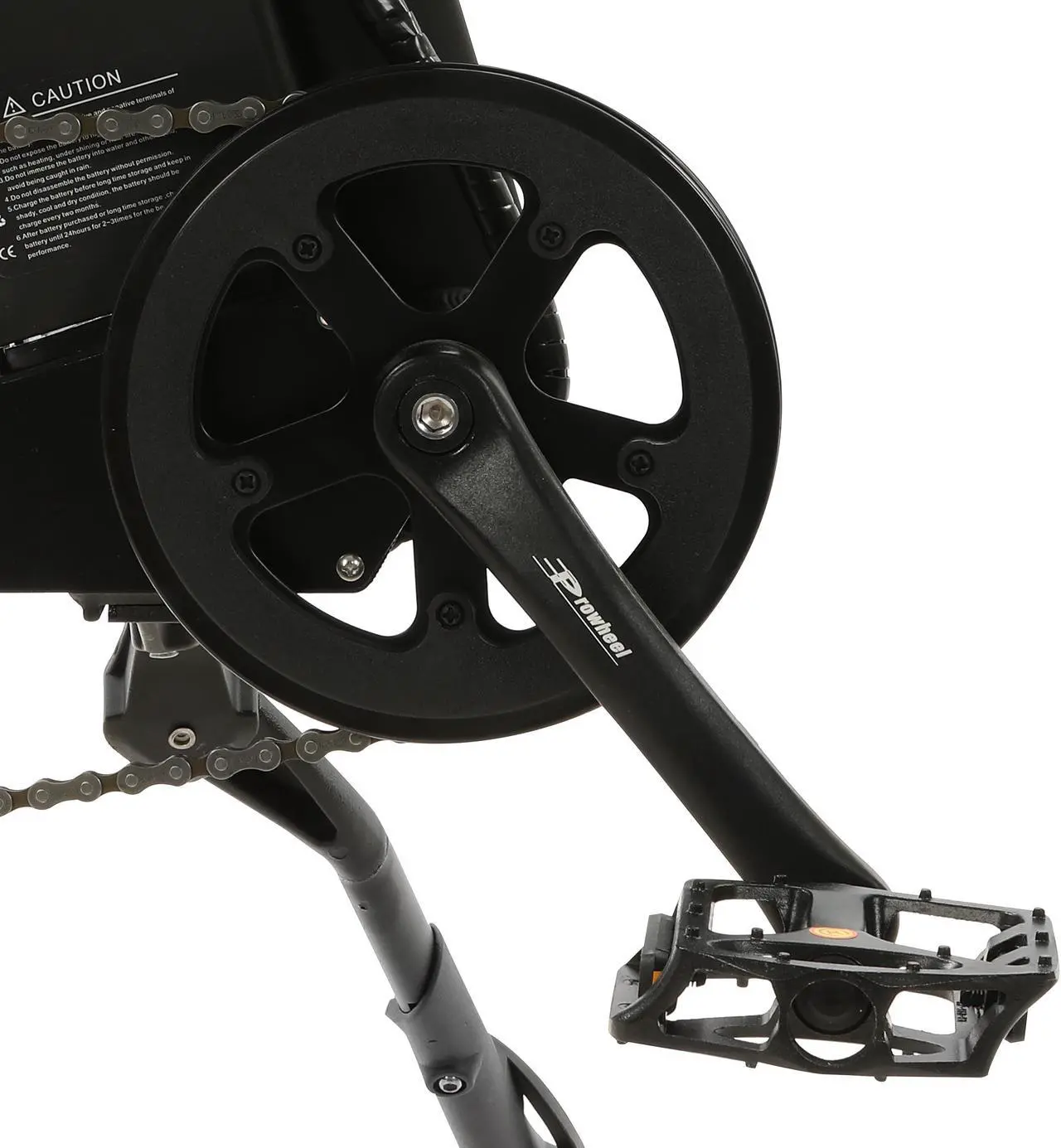 Alt view image 6 of 7 - Ecotric 48V 13AH 1000W Matt Black Seagull Electric Mountain Bike with hydraulic disc brakes, hydraulic front suspension fork, Shimano 7-speed and LCD display