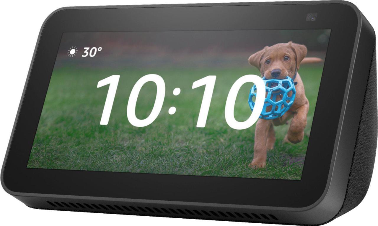 Alt view image 2 of 10 - All-new Echo Show 5 (2nd Gen, 2021 release) | Smart display with Alexa and 2 MP camera | Charcoal