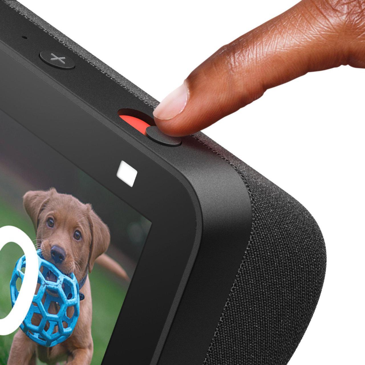 Alt view image 3 of 10 - All-new Echo Show 5 (2nd Gen, 2021 release) | Smart display with Alexa and 2 MP camera | Charcoal