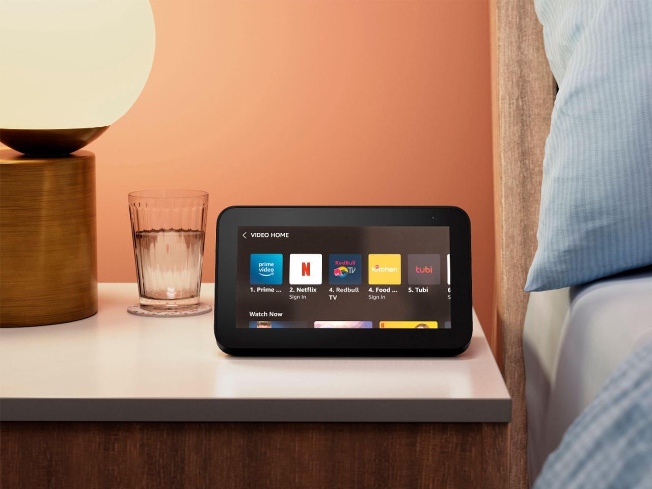 Alt view image 6 of 10 - All-new Echo Show 5 (2nd Gen, 2021 release) | Smart display with Alexa and 2 MP camera | Charcoal