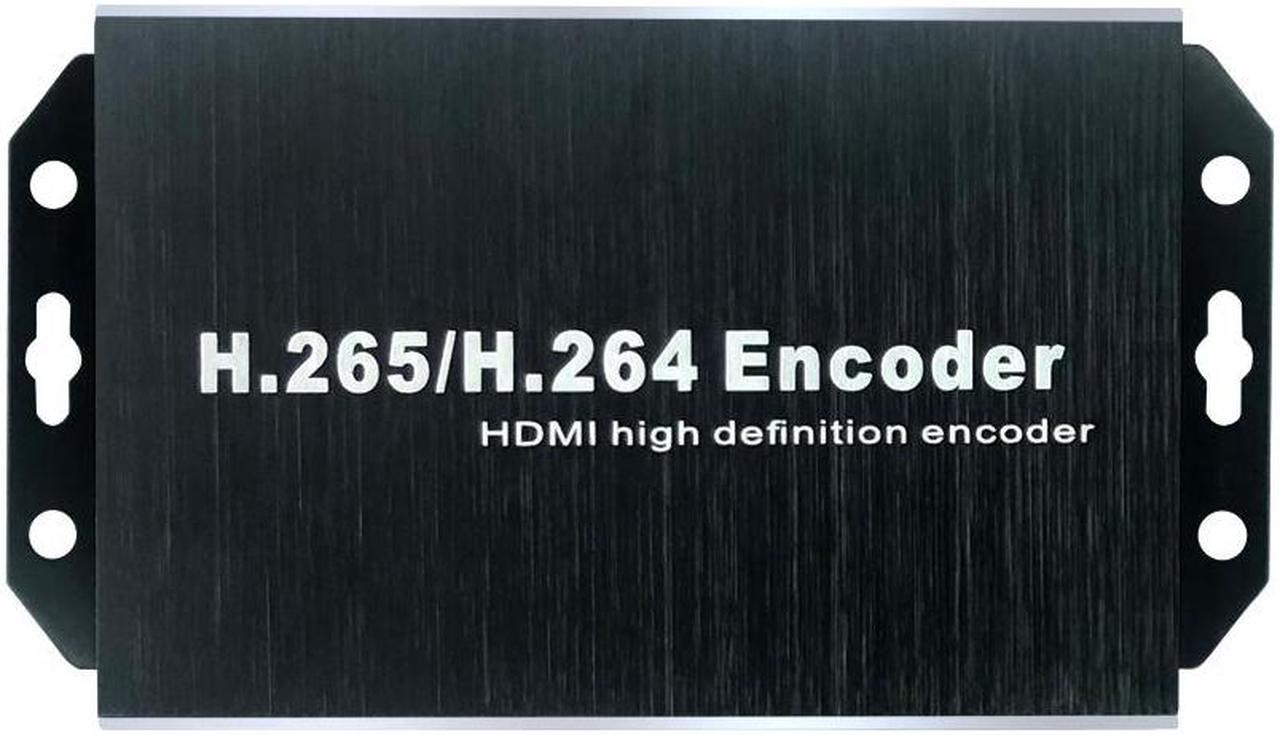 EXVIST H.265 1080P PoE HDMI Video Encoder W/SD Card Slot Max. 128G DDNS HTTP ONVIF RTMP RTSP SRT TS UDP Hikvision Private Protool for IPTV Live Streaming to YouTube Facebook Vimeo etc.