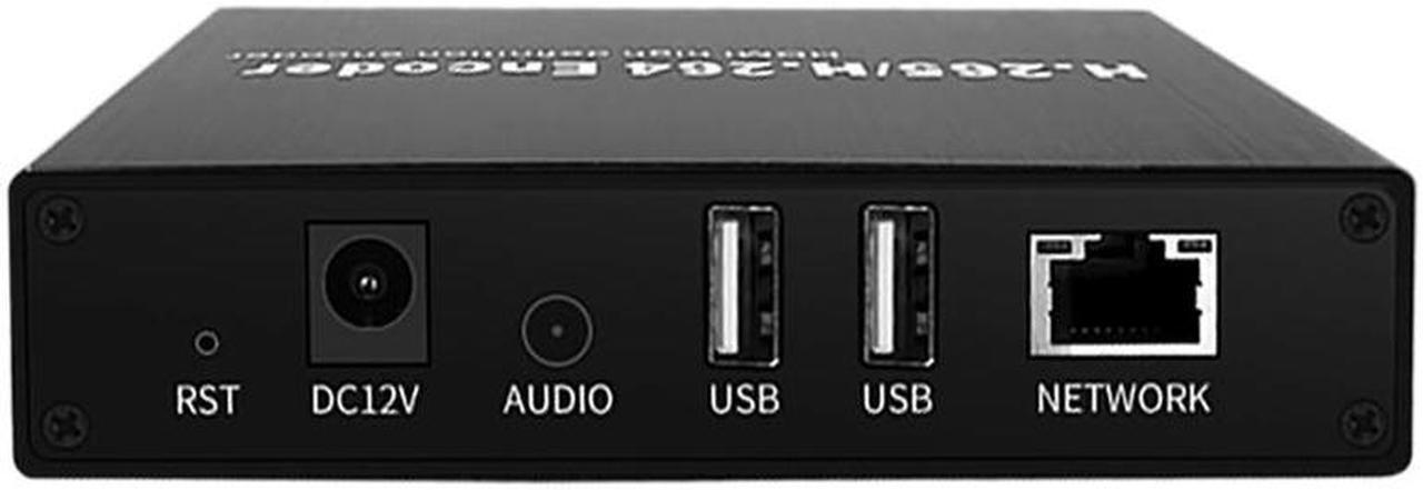 Main image of EXVIST H.265 4K HDMI Video Encoder, HDMI to IP Encoder, Dual USB2.0 for Recording, HDMI Loopout, Compatible with ONVIF/HK, Live Stream Broadcast for YouTube, Facebook, Wowza, Twitch