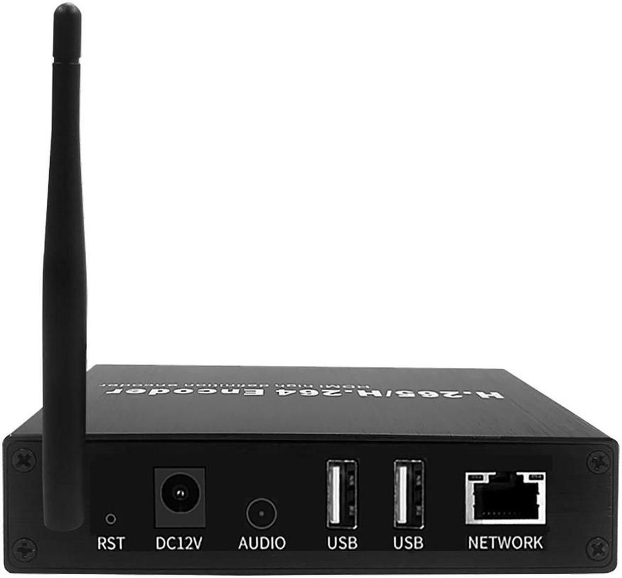 Main image of EXVIST H.265 4K WiFi HDMI Video Encoder, Dual USB2.0 for Recording, HDMI Loopout, Compatible with ONVIF/HK, HDMI Encoder for Live Streaming to YouTube, Facebook, Wowza, Twitch