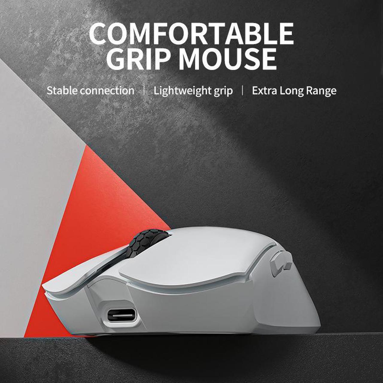 WSIRAK M6 PAW 3395 Gaming Mouse Wired Inalambrico 2.4G BT Wireless RGB Ultra Light Rechargeable Ergonomic Mini Mouse for Computer