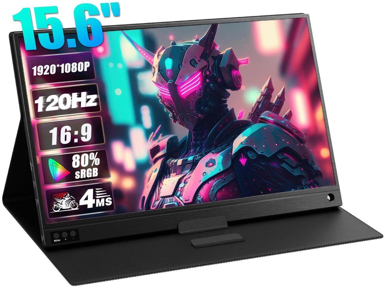 Alt view image 7 of 7 - ZEUSLAP 15.6Inch 120hz Portable Monitor,Full HD 1920*1080P IPS Portable Screen for Laptop, PC, phone,game console
