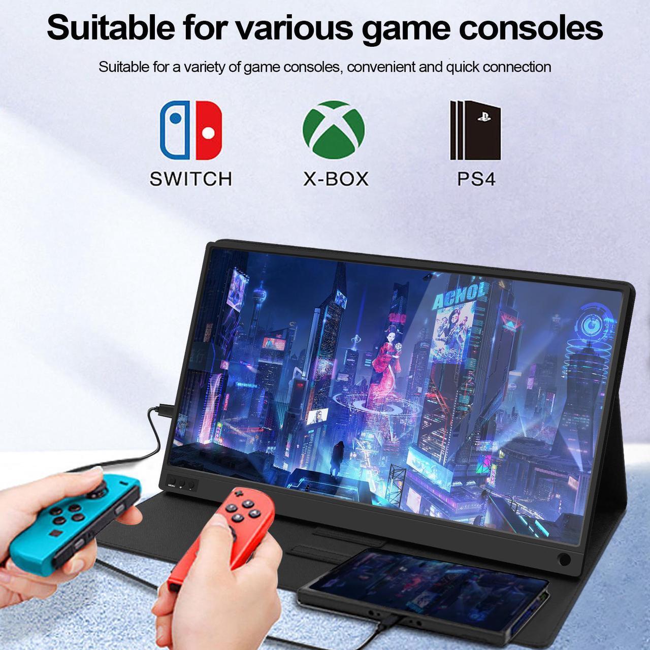 Alt view image 5 of 7 - ZEUSLAP 15.6Inch 120hz Portable Monitor,Full HD 1920*1080P IPS Portable Screen for Laptop, PC, phone,game console