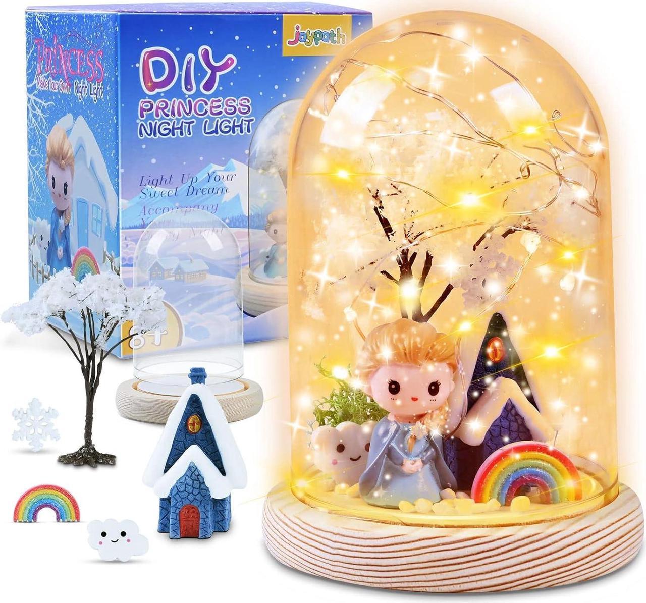 Main image of Gifts for 4 5 6 7 8 Year Old Girls, DIY Night Light Toys for Girls Ages 4-6 6-9, Make Your Own Princess Crafts for Kids, Arts and Crafts Nightlight Birthday Christmas Gift for Girls