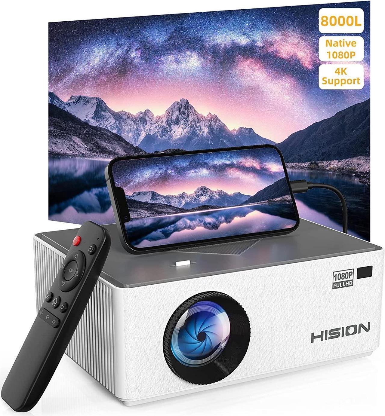 HISION Mini 4K Projector