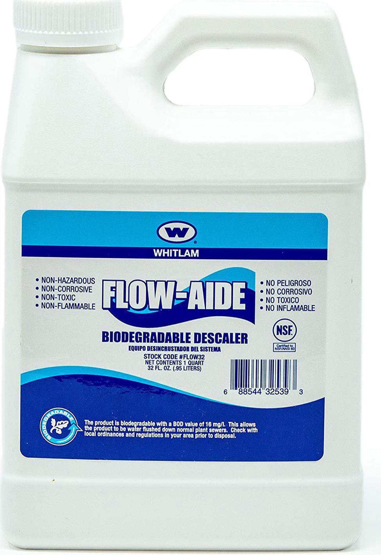 Alt view image 4 of 7 - Kelaro Tankless Water Heater Flushing Kit with Flow-Aide Biodegradable Descaler