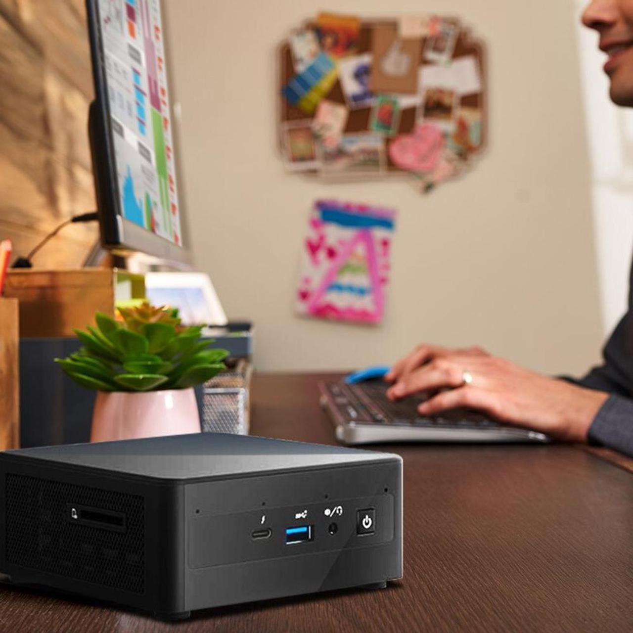 Alt view image 3 of 7 - Intel NUC 11 Pro NUC11PAHi3 Panther Canyon Home & Business Mini PC Mini Desktop 11th Gen Intel® Core i3-1115G4 Processor Upto 4.1 GHz Turbo,2 Cores,4 Threads,6 MB L3 Cache(8G RAM,256G SSD)