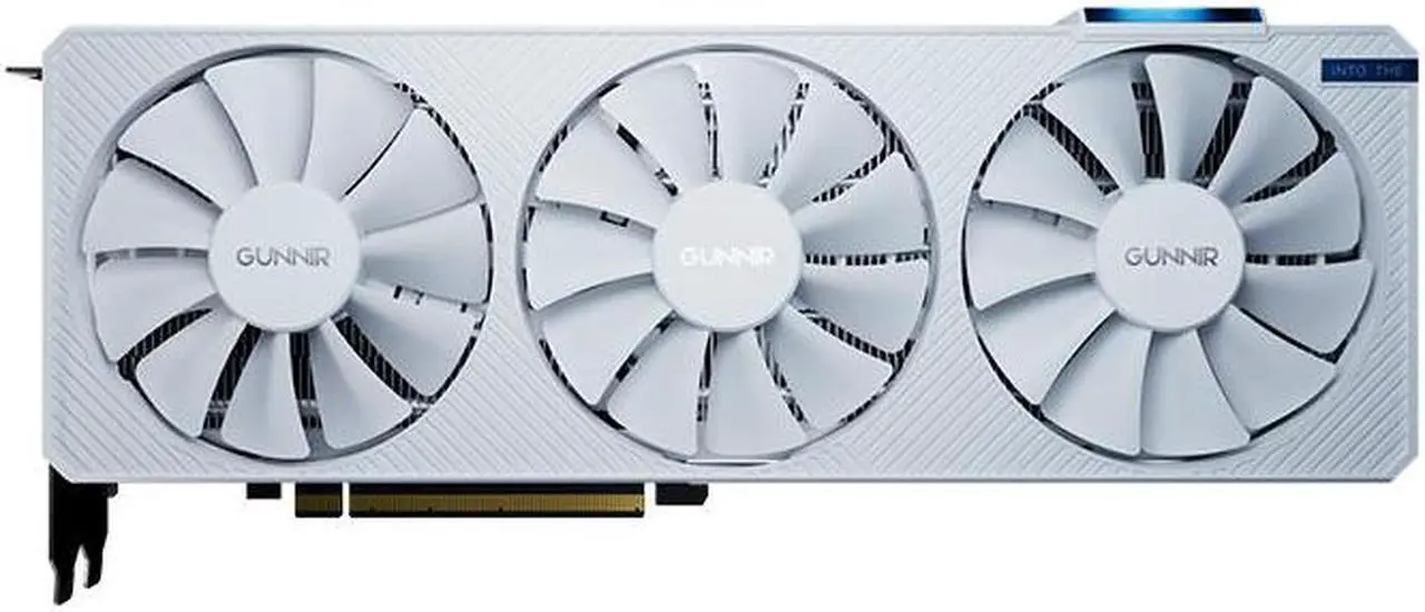 Alt view image 2 of 7 - GUNNIR Intel Arc A770 Photon 16GB OC GDDR6 2400MHz Triple Fan White Graphics Card (256-bit, PCIe 4.0, HDMI/DisplayPort, Supports 4k)