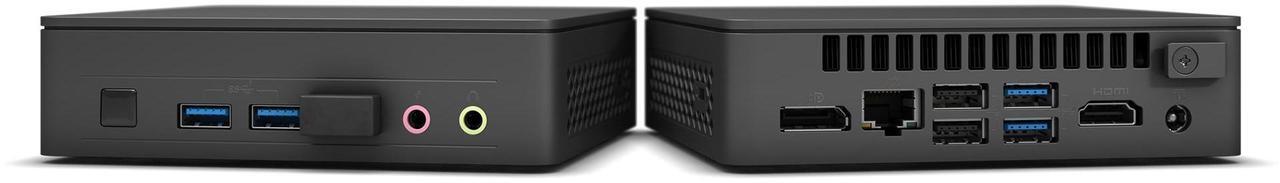 Main image of Intel NUC 11 Essential Atlas Canyon Intel Celeron Processor N4505 NUC11ATKC2 Mini PC 2.0 GHz - 2.9 GHz Burst, 2 core, 2 Thread, 10W,Intel UHD Graphics, 450-750 MHz Burst,8GB RAM / 256GB SSD