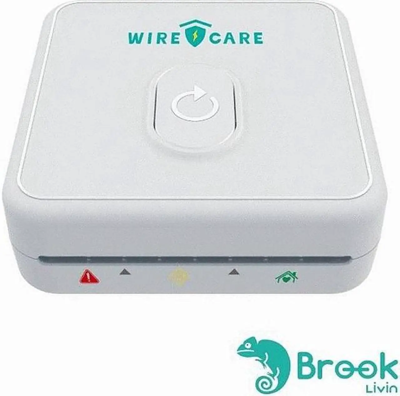 Main image of Brook Livin WIRECARE - Self-Exam Socket, Electrical Outlet, Receptacle, Wiring, LED Lights Show Socket Safety Status, Measure Resistance, Fire Prevention, Plug-in House Protector
