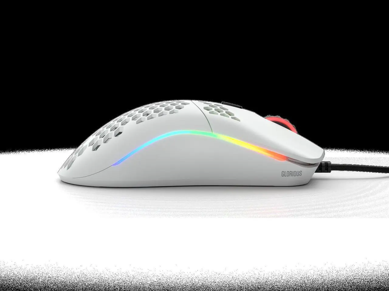 Alt view image 8 of 12 - Glorious Model O (Matte White) RGB Gaming Mouse