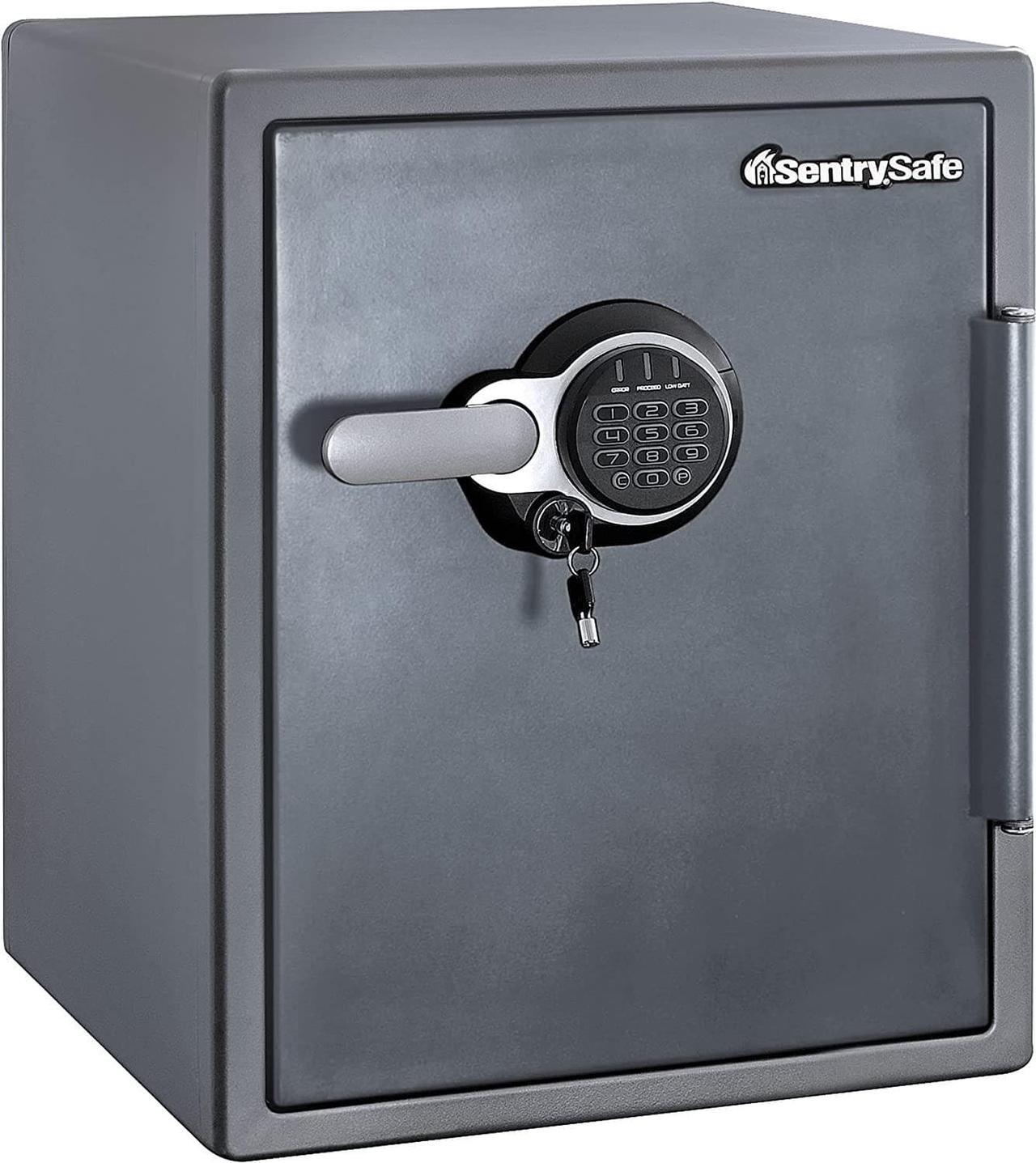 Alt view image 2 of 6 - SentrySafe SFW205GQC Fireproof Safe and Waterproof Safe with Digital Keypad 2.05 Cubic Feet Gray