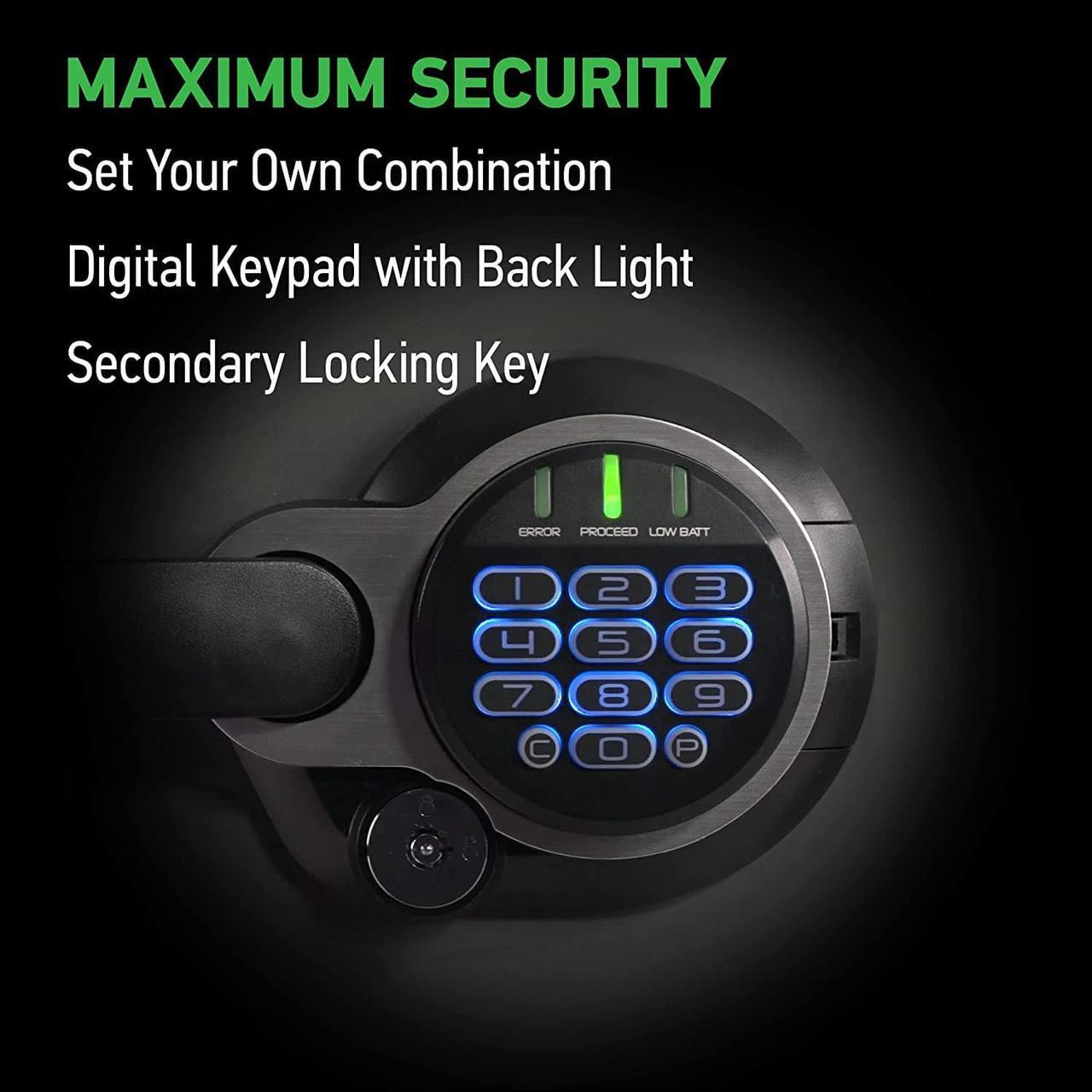 Alt view image 4 of 6 - SentrySafe SFW205GQC Fireproof Safe and Waterproof Safe with Digital Keypad 2.05 Cubic Feet Gray
