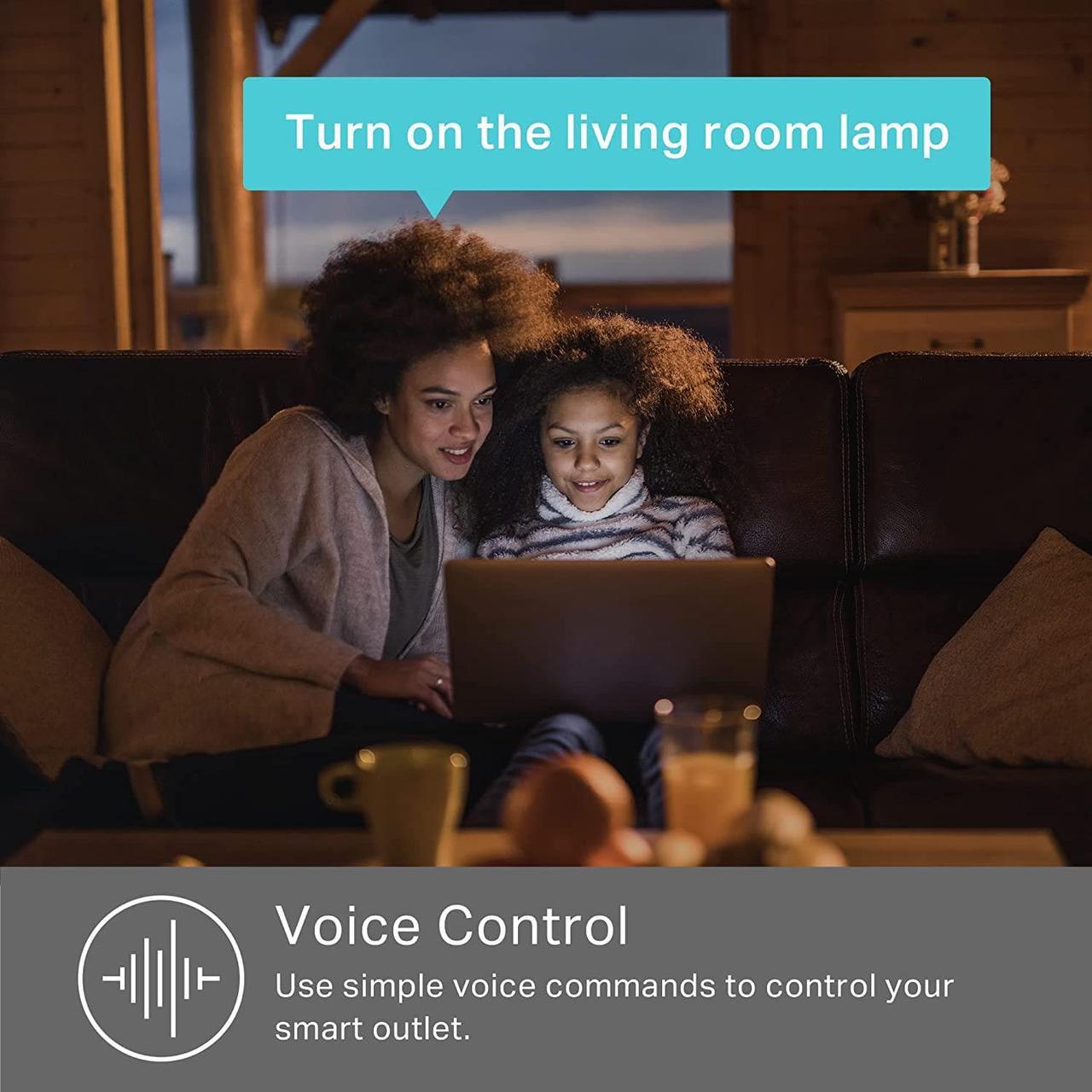 Alt view image 4 of 7 - Kasa Smart Plug KP200, In-Wall Smart Home Wi-Fi Outlet Works with Alexa, Google Home & IFTTT, No Hub Required, Remote Control, ETL Certified , White, 1 Pack