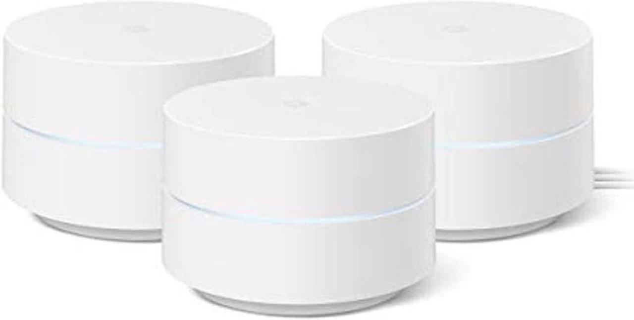 Main image of Google Wifi - AC1200 - Mesh WiFi System - Wifi Router - 4500 Sq Ft Coverage - 3 pack