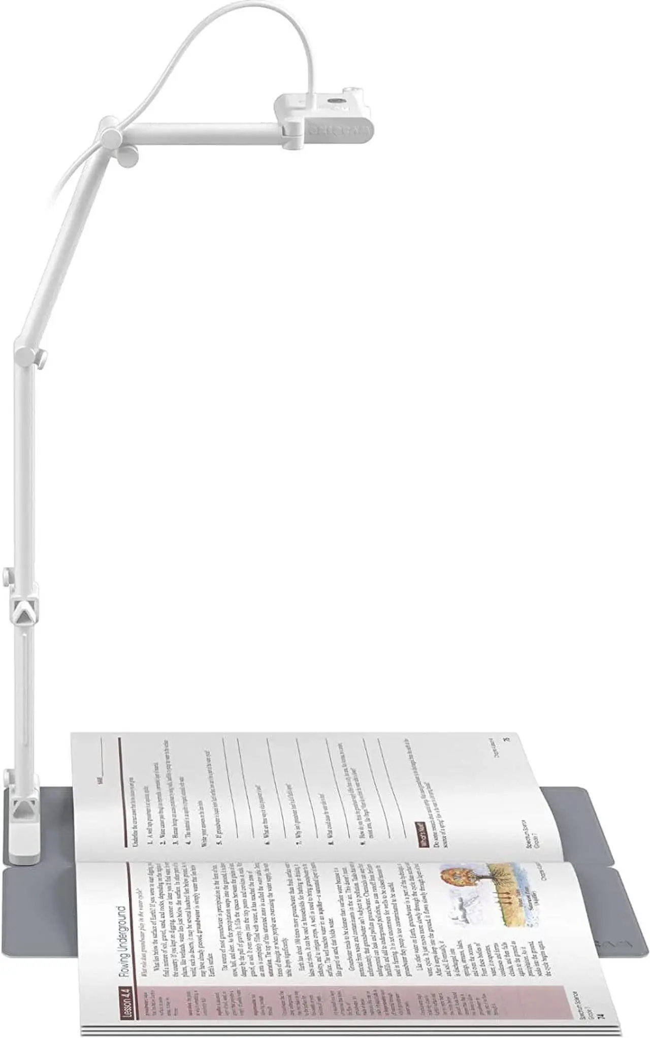Alt view image 2 of 6 - T USB Document Camera 11" x 17" for Teachers and Classroom, Work from Home, Online Teaching, Video Calling, Doc Camera for Mac PC Chromebook, Stop Motion Time Lapse, QHD 1944p