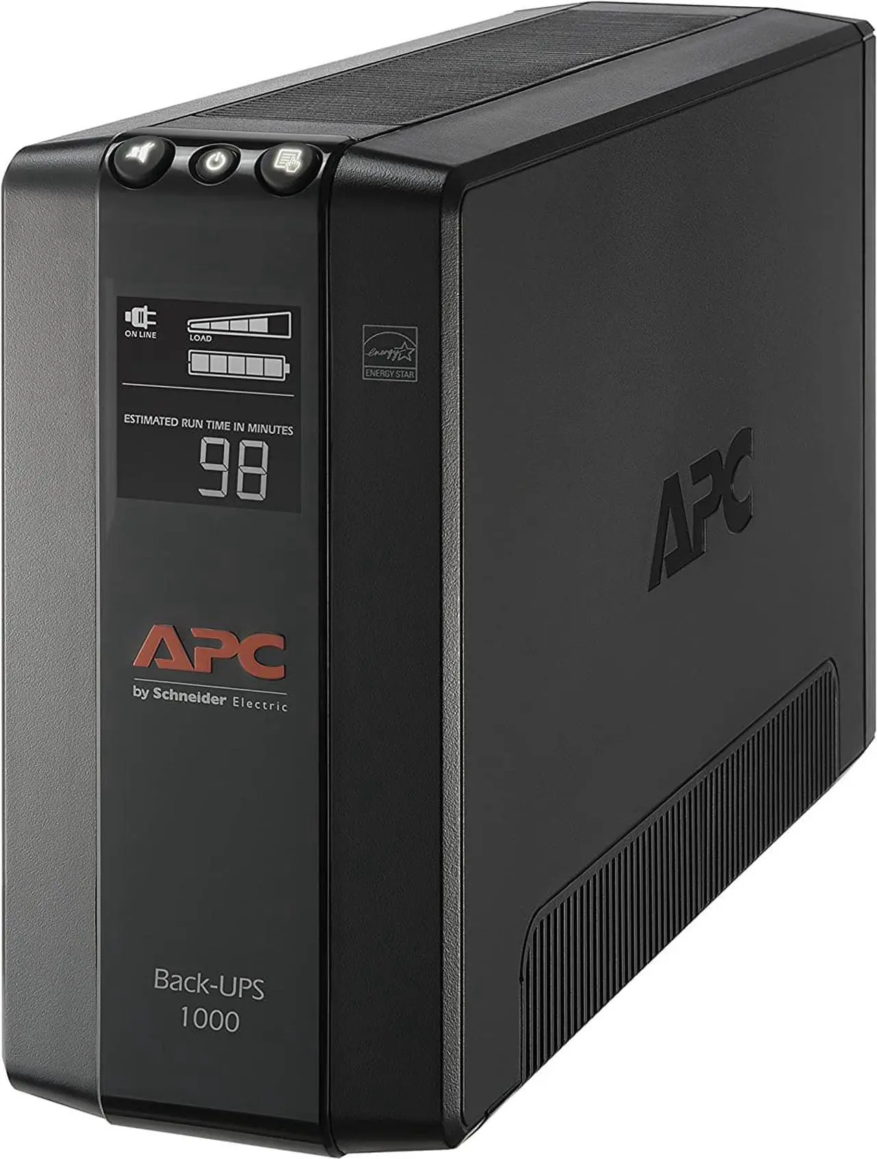 Main image of APC UPS 1000VA UPS Battery Backup and Surge Protector, BX1000M Backup Battery Power Supply, AVR, Dataline Protection