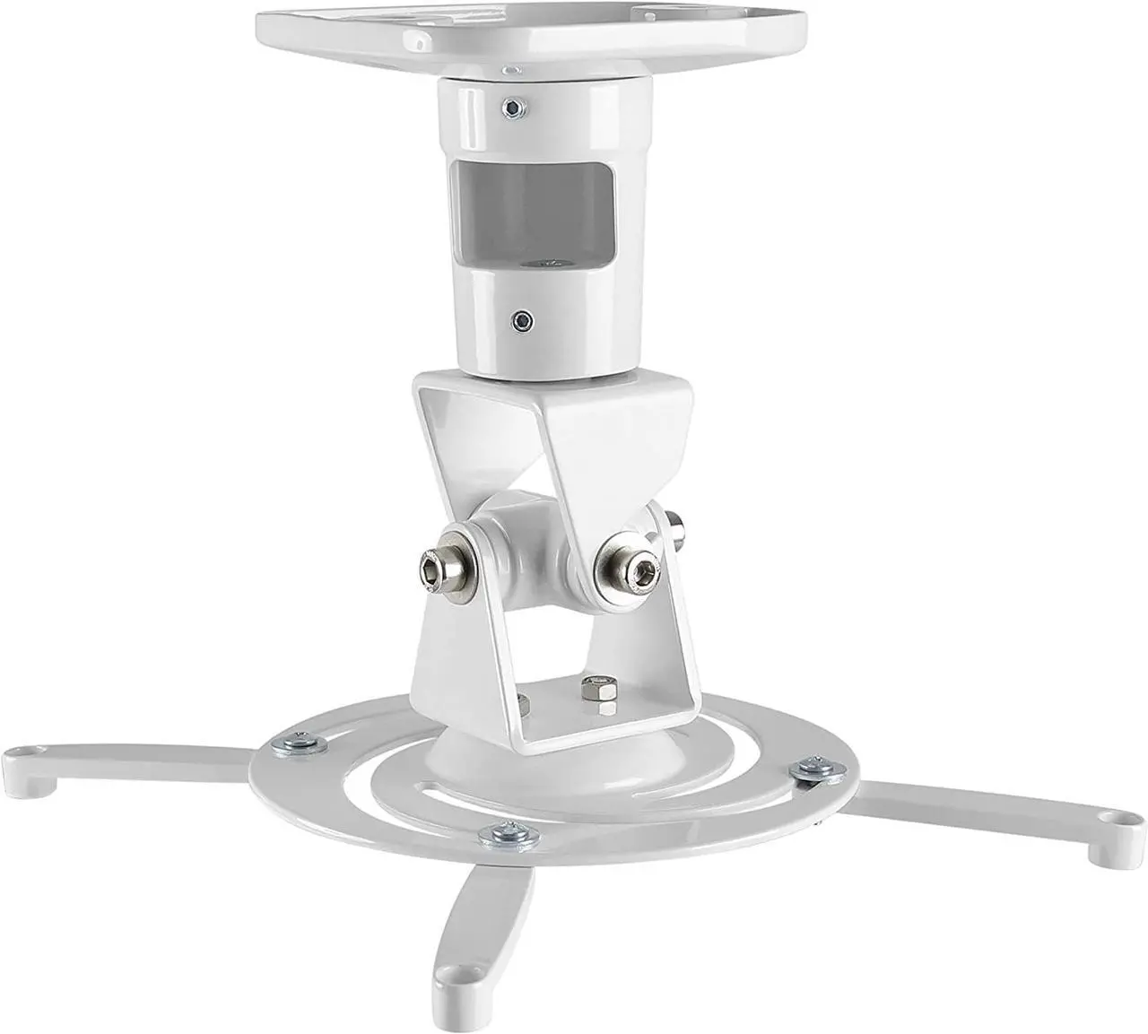 Main image of Projector Mount - Ceiling Bracket LCD DLP Tilt 360° Swivel 30lbs (White)