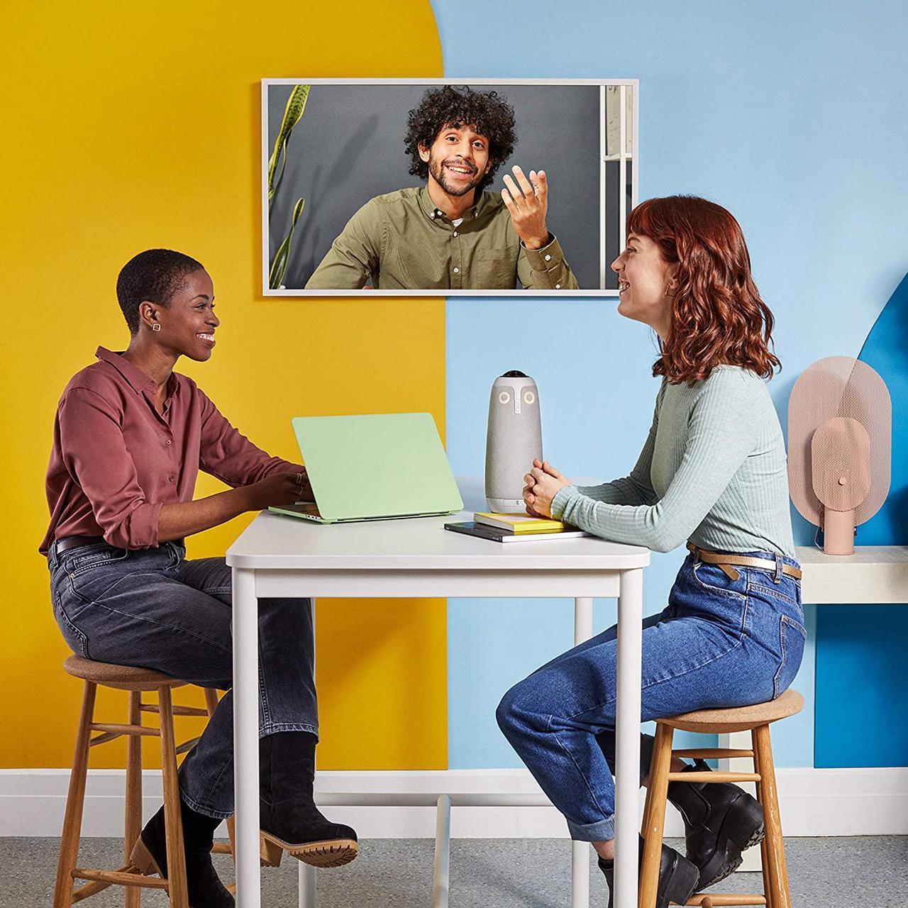 Alt view image 5 of 7 - Meeting Owl 3 (Next Gen) 360-Degree, 1080p HD Smart Video Conference Camera, Microphone, and Speaker (Automatic Speaker Focus & Smart Zooming)