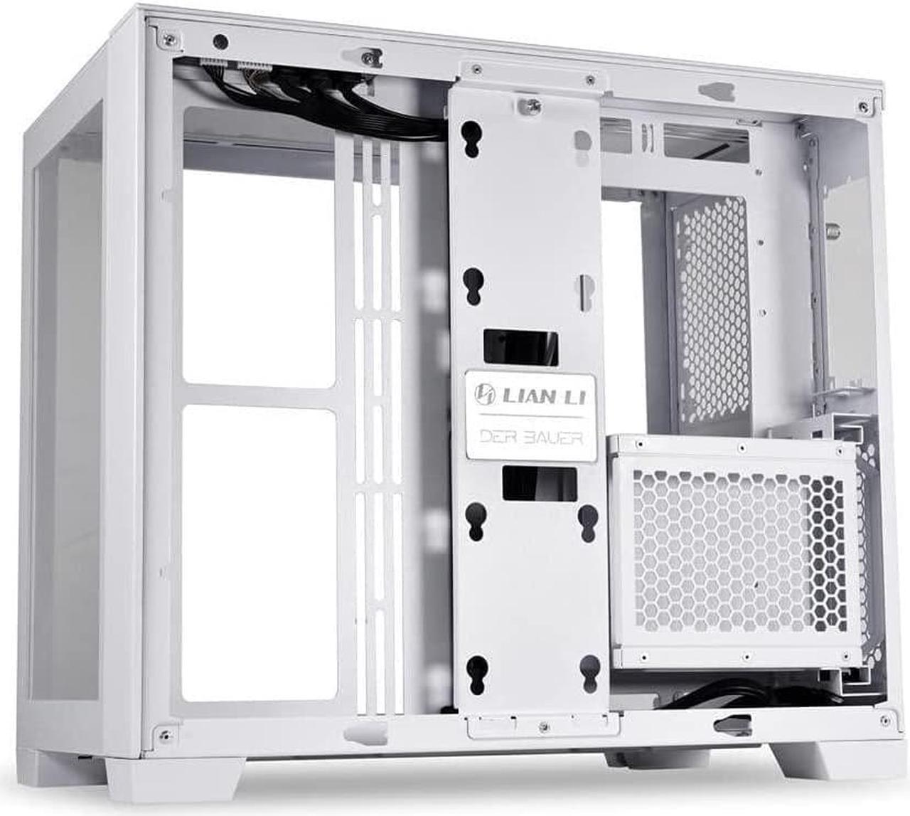 Alt view image 4 of 5 - Lian Li O11 Dynamic mini Snow White Mini Tower Computer Case - O11D MINI-S