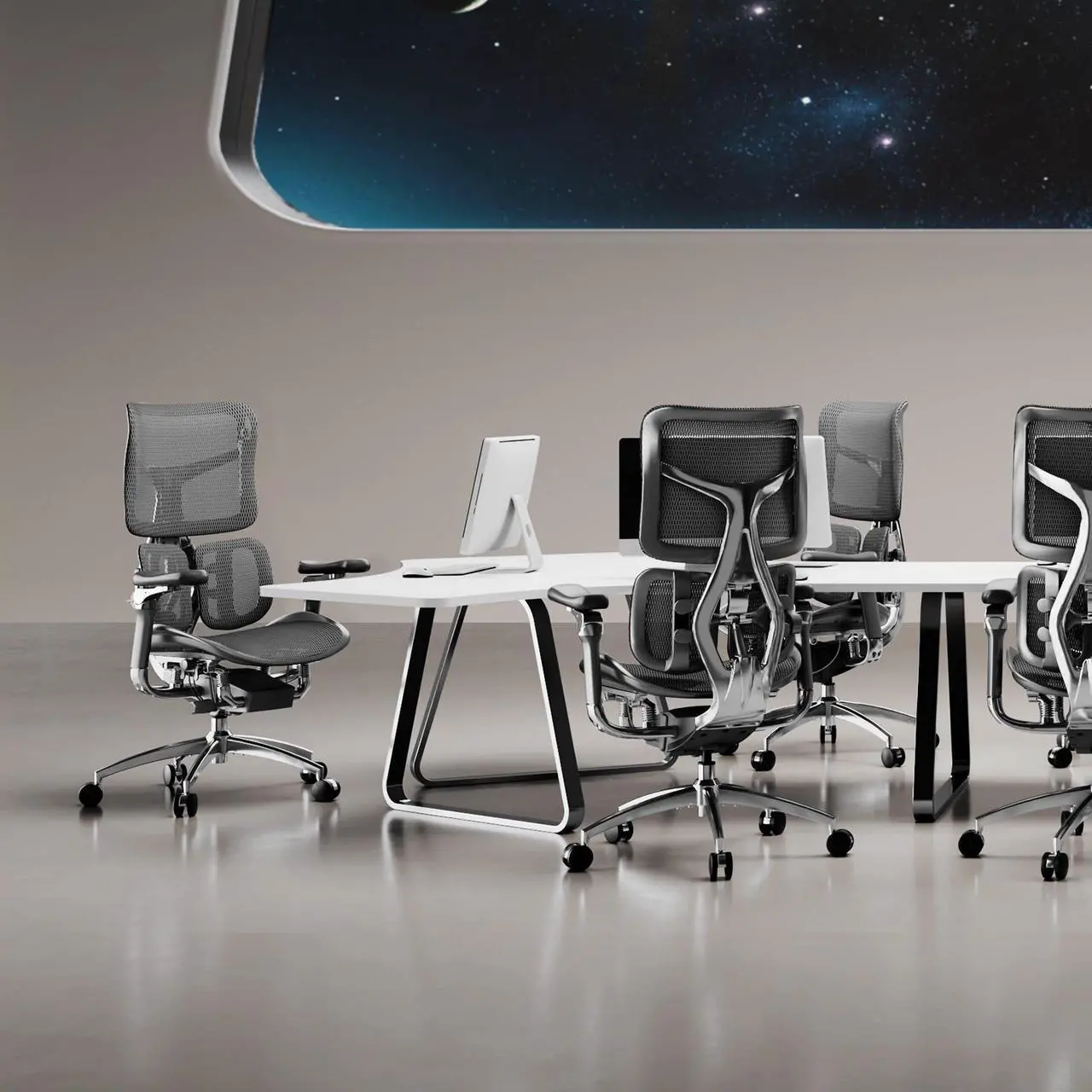 Main image of Sihoo Doro S300  High Back Ergonomic Office Chair with Dual Dynamic Lumbar Support and Adjustable Seat Depth, Big and Tall chair for 300lbs, Gaming Chair with 6D Armrests, Black