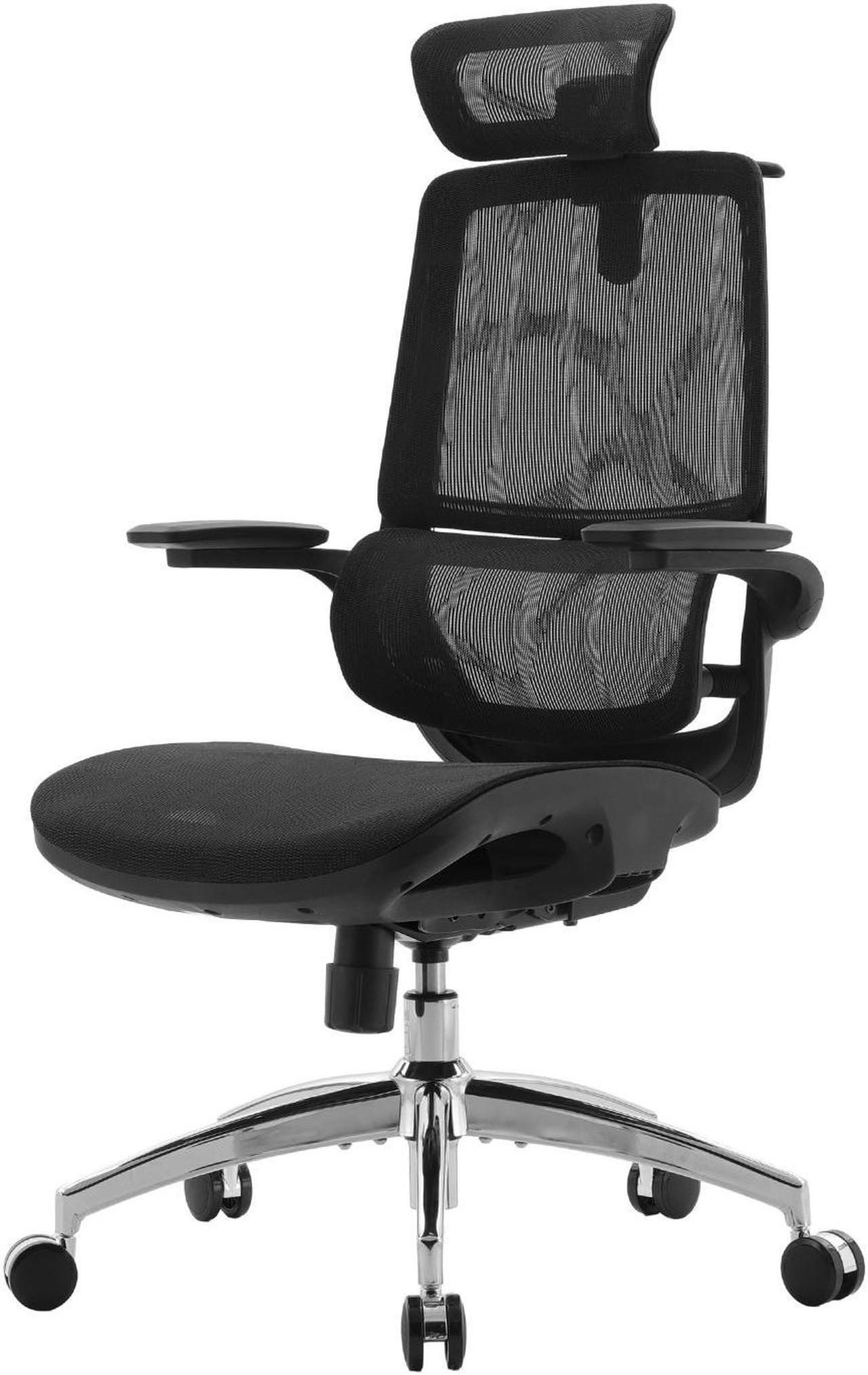 Main image of SIHOO M59AS Ergonomic Office Chair, Computer Chair with 3D Flip-up Armrests, Dual Backrest with Dynamic Adaptive Lumbar Support Black