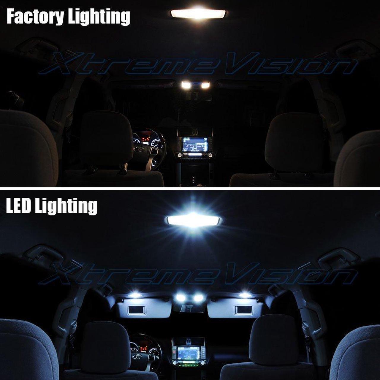 Alt view image 2 of 7 - XtremeVision Interior LED for Toyota Tercel 1995-1999 (2 Pieces) Cool White Interior LED Kit + Installation Tool
