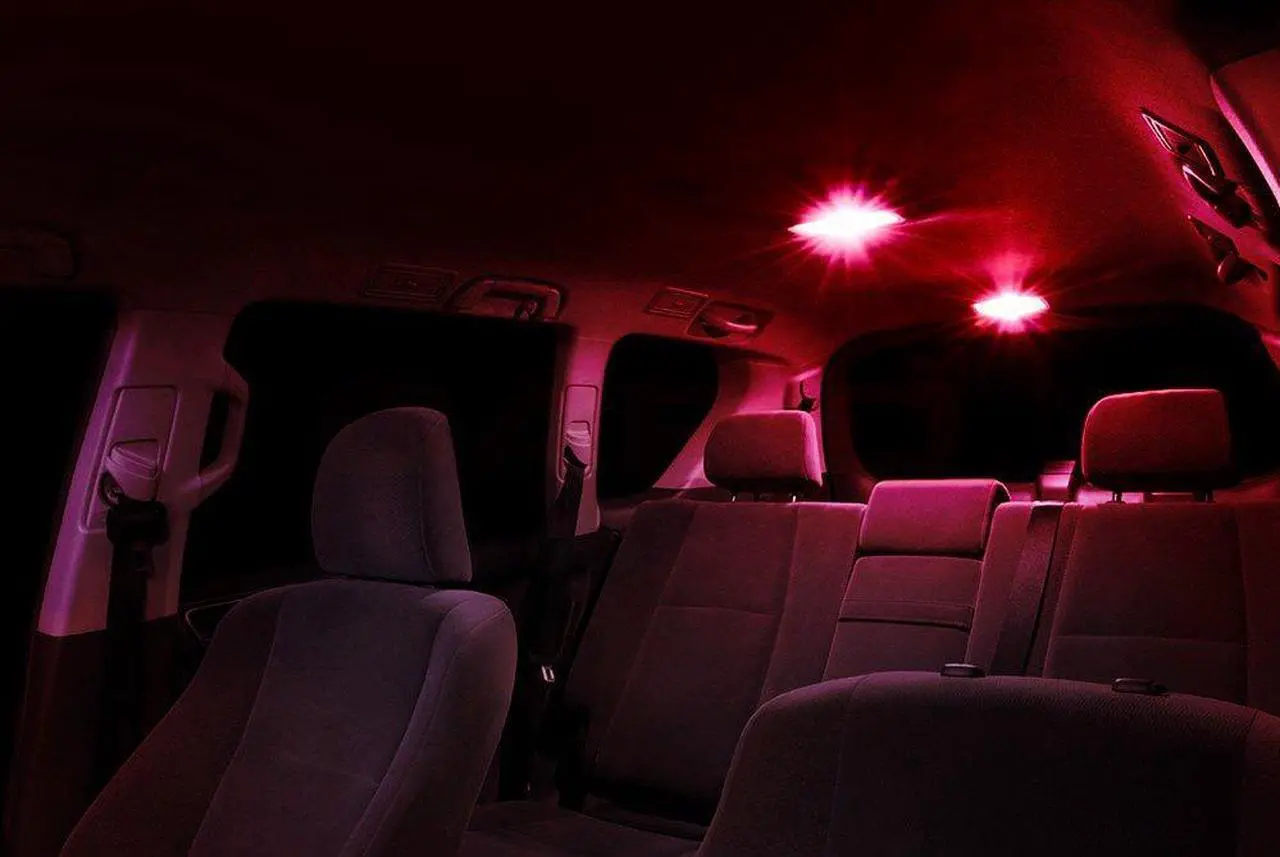 Alt view image 6 of 7 - XtremeVision Interior LED for Nissan Xterra 2005-2014 (8 Pieces) Red Interior LED Kit + Installation Tool