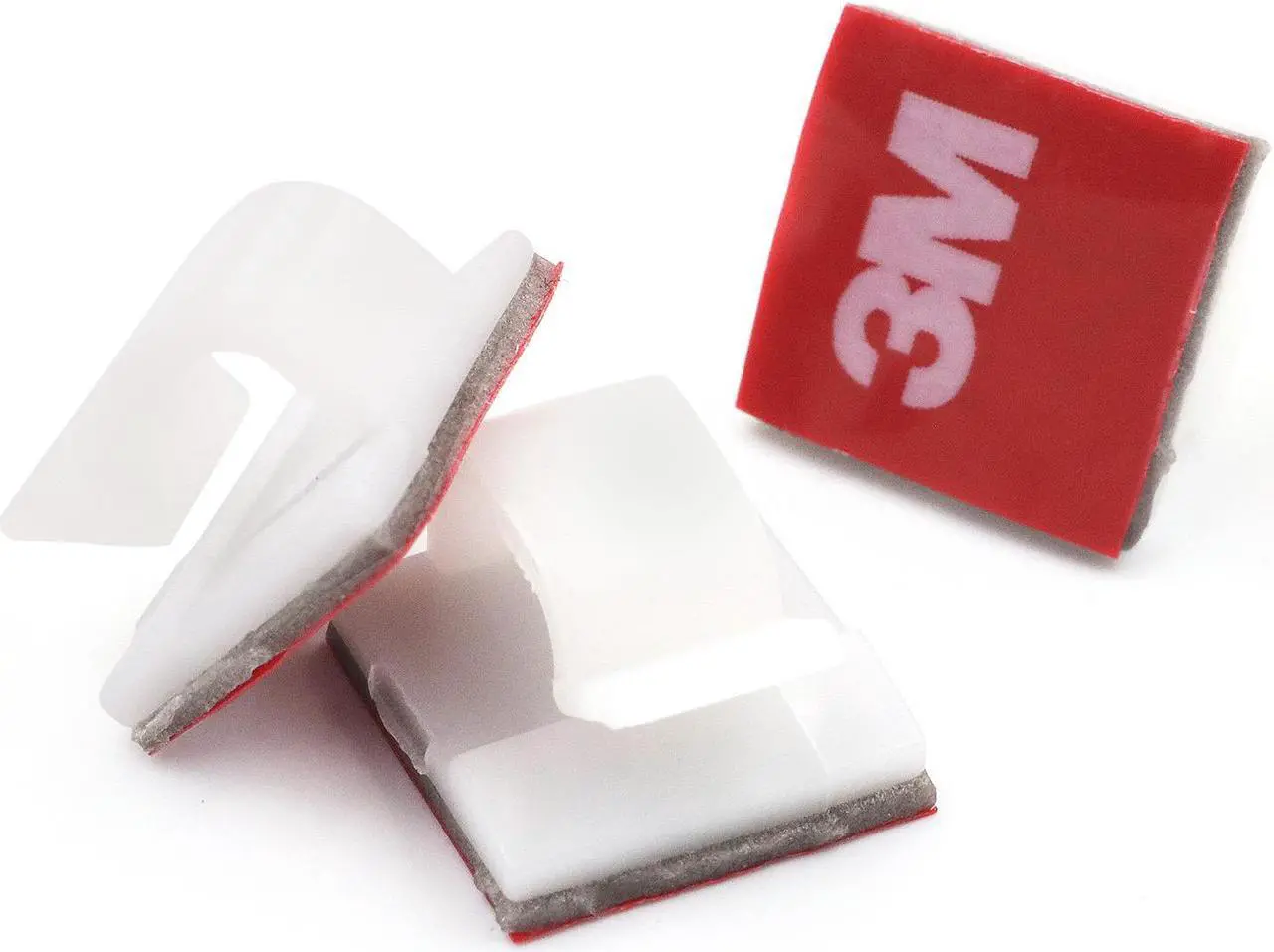 Alt view image 4 of 7 - Mini Cable Clips 3M Adhesive, Multipurpose Cord and Wire Organizer for Cable Management Small, 1/2" Wide, 100 Pack - 100 Pack Bundled with 10 Bonus Reusable Cable Ties (White)
