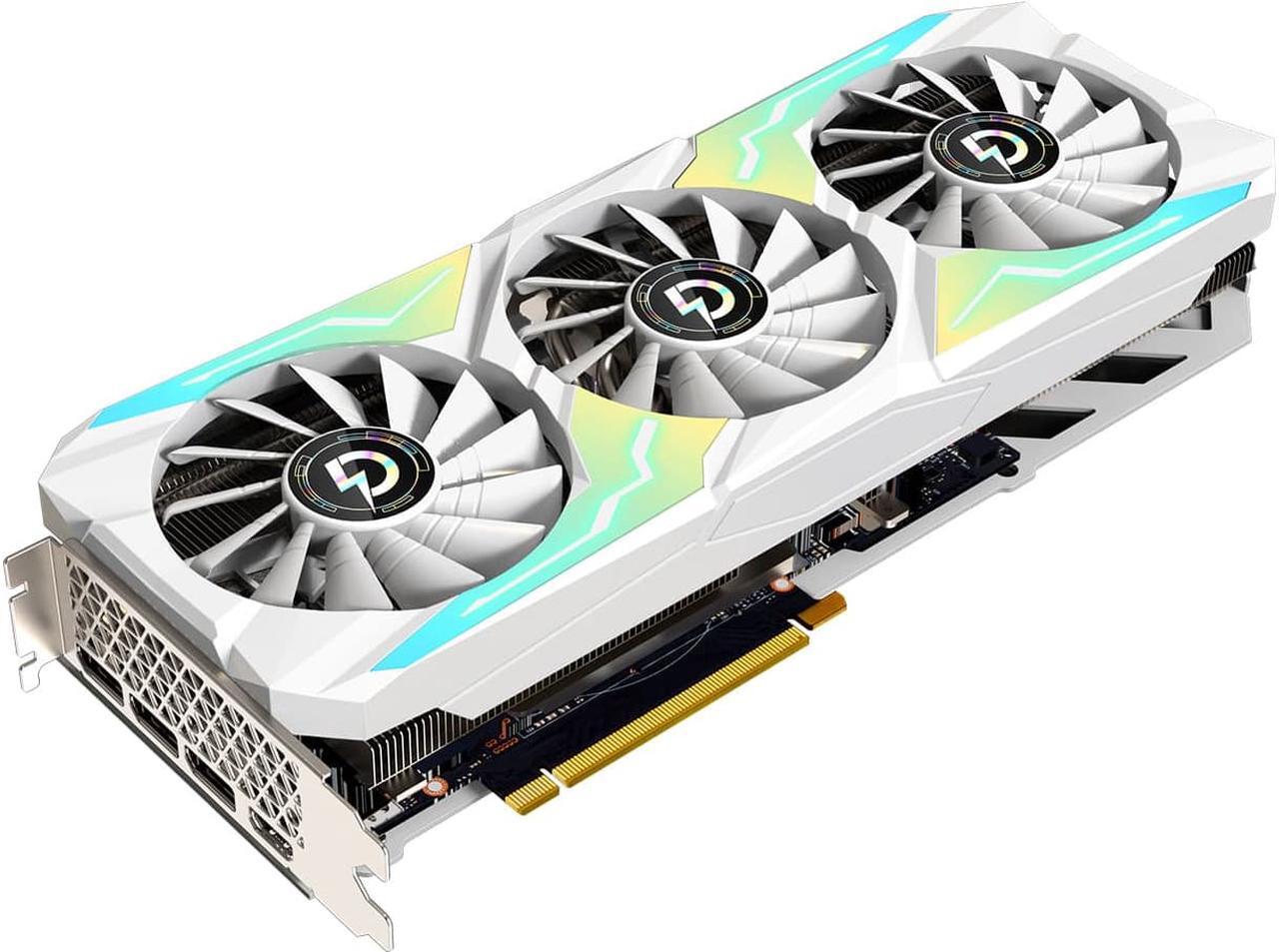 Alt view image 5 of 7 - Peladn Gaming RTX 3070 8G Graphics Card GDDR6 RGB Lighting PCI Express 4.0 Video Card Triple-fan Edition