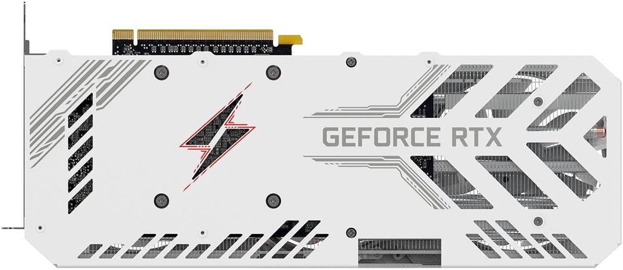 Alt view image 4 of 7 - Peladn Gaming GeForce RTX 3080 Ti 12G Graphics Card RGB Lighting GDDR6X PCI Express 4.0 Video Card Triple-fan Edition