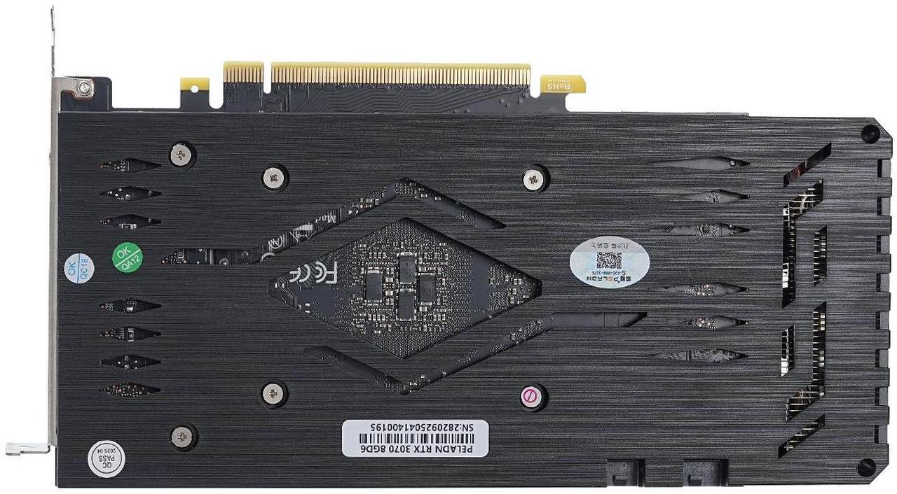 Alt view image 2 of 7 - Peladn Gaming RTX 3070 8G  Graphics Card 256bit GDDR6 5888CUDA  PCI Express 4.0 Video Card Double fans Edition