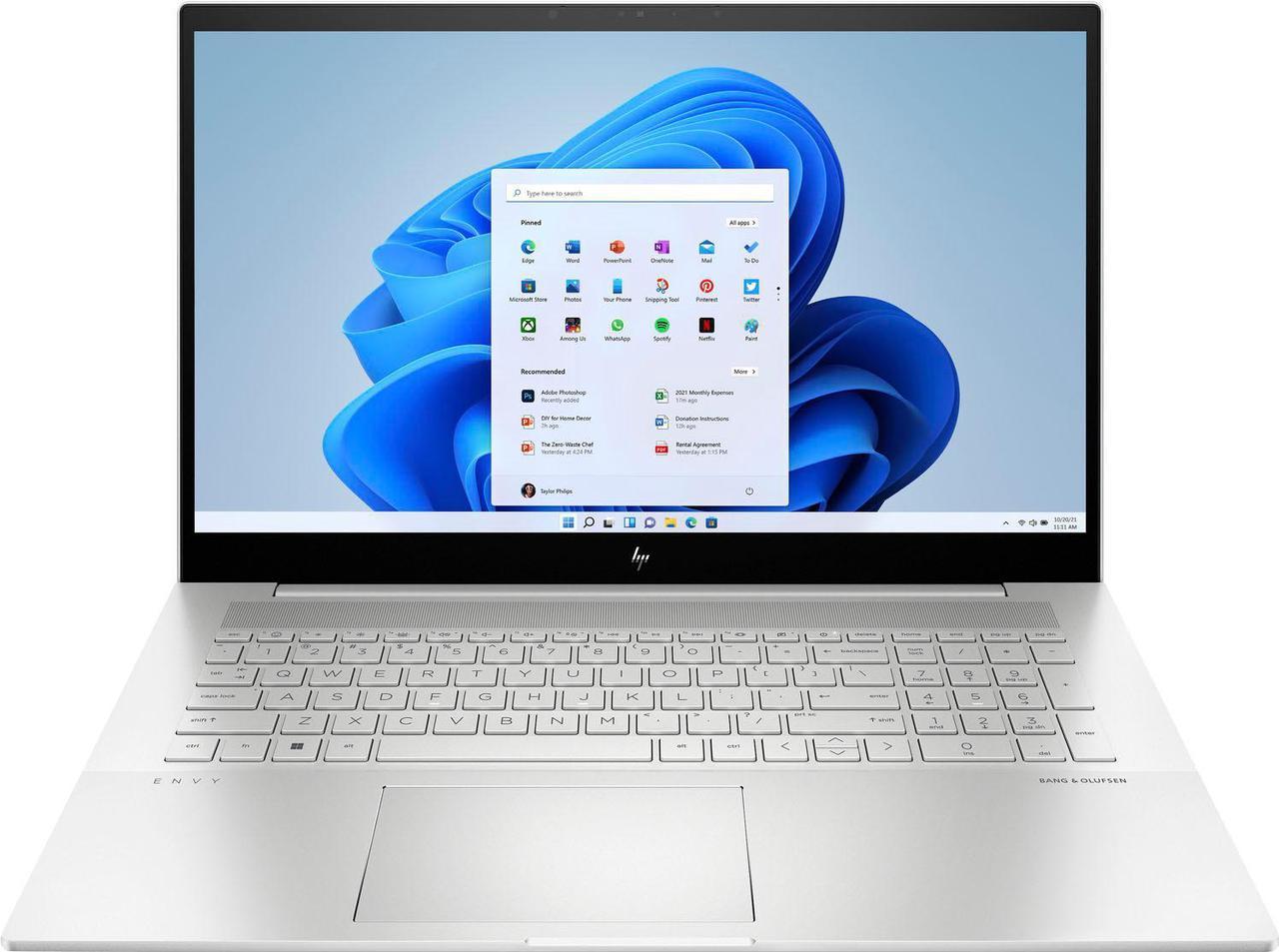 HP ENVY TS 17-CG1075CL 50U28UAR#ABA  Intel Core i7-1165G7 2.80GHz, 16GB, 1TB+256GB SSD, 17.3"FHD Touchscreen, NVIDIA GeForce MX450 2GB Windows 10, Factory Refurb 90-Days