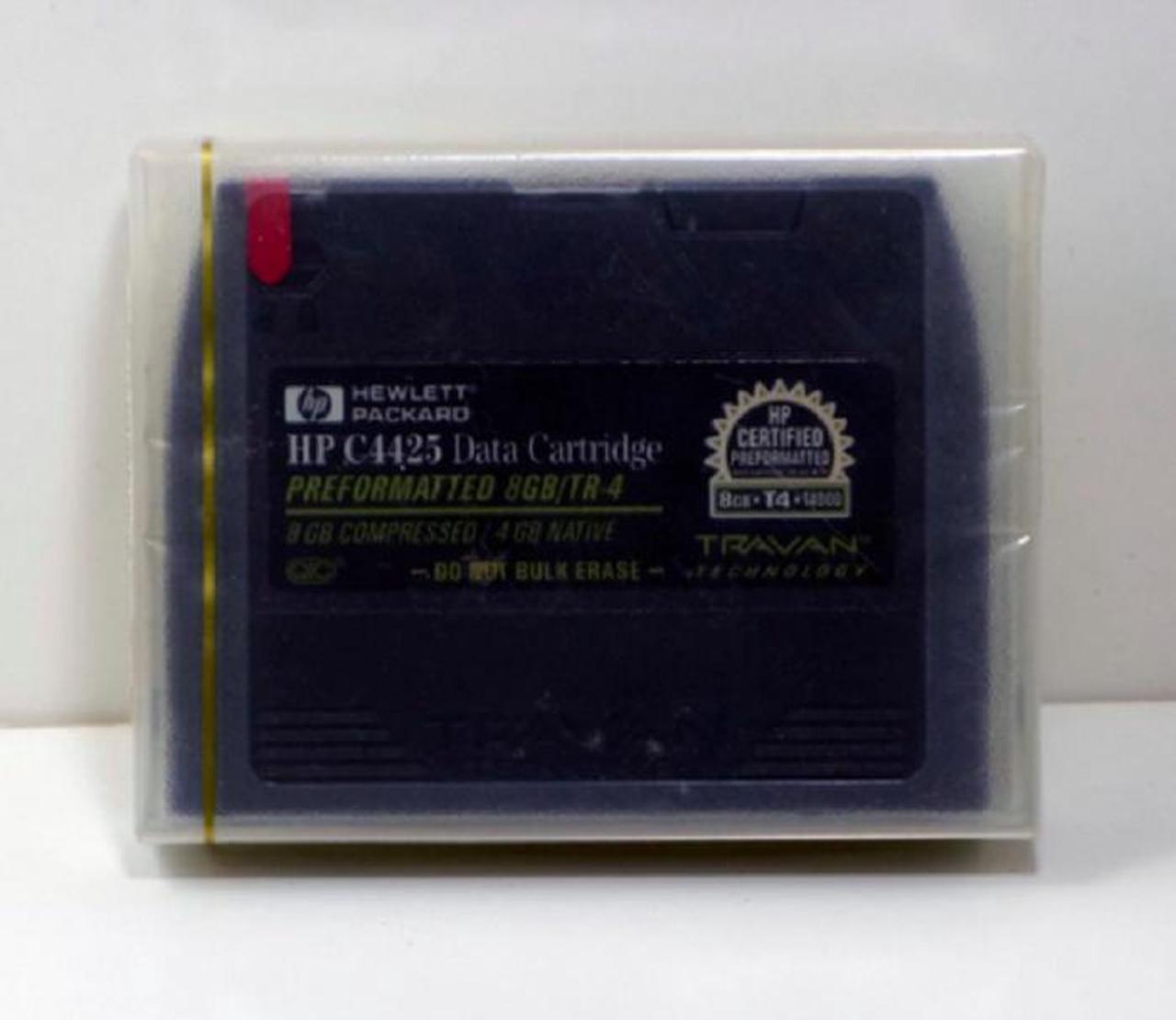 Main image of Lot of 4 HP Travan 8GB Comp/4 GB Native Data Cartridge Tape- C4425