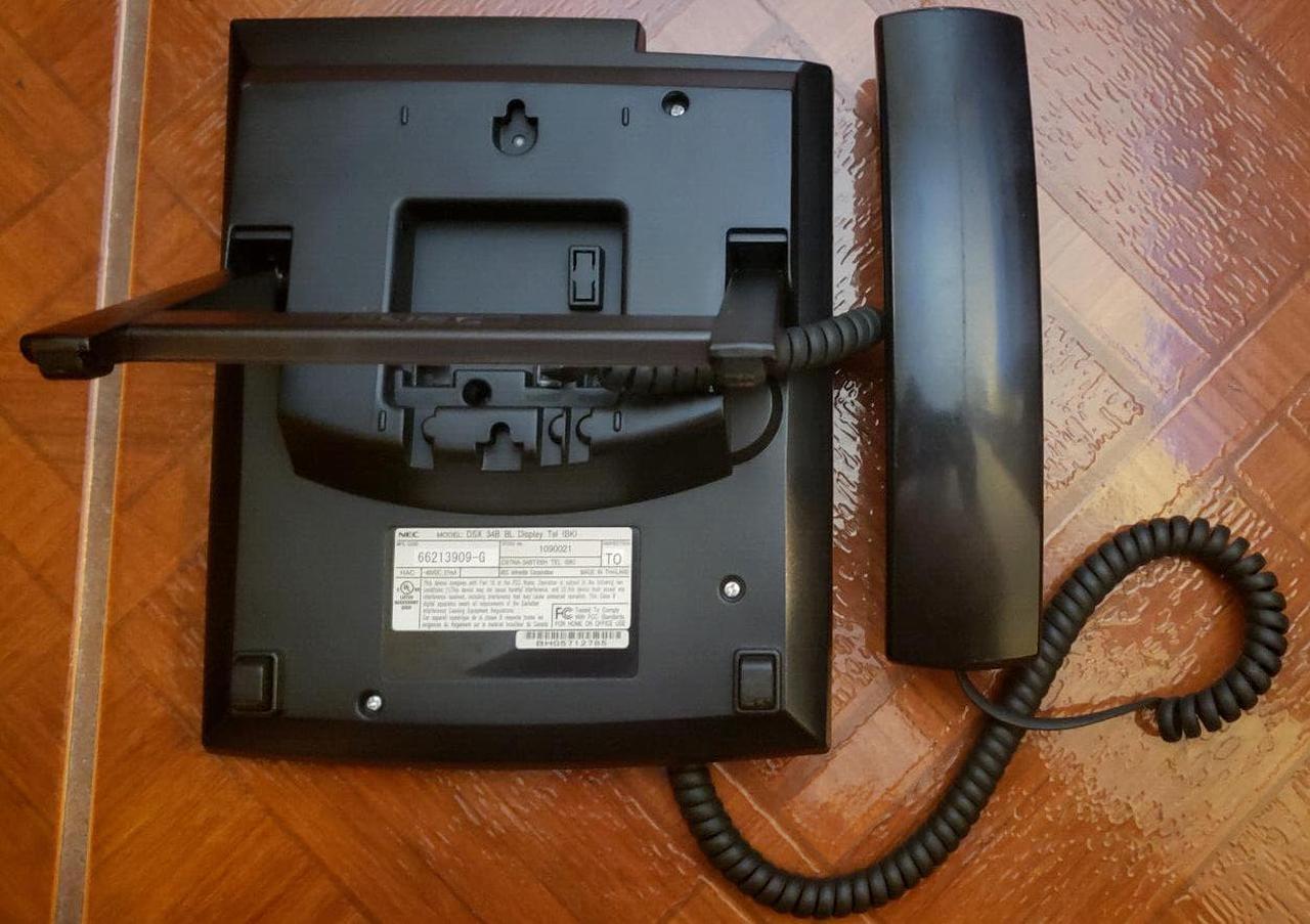 Alt view image 2 of 3 - NEC VOIP DSX 34B Display Tel BK IP Phone 1090021 NEC DSX 34B