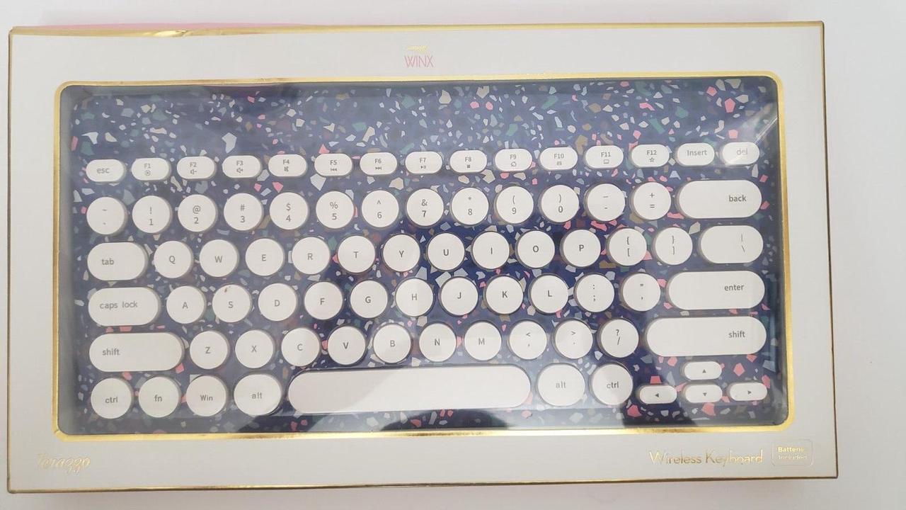 Main image of Winx Terazzo Navy Blue Wireless Keyboard WXK300N Easy to Set Up