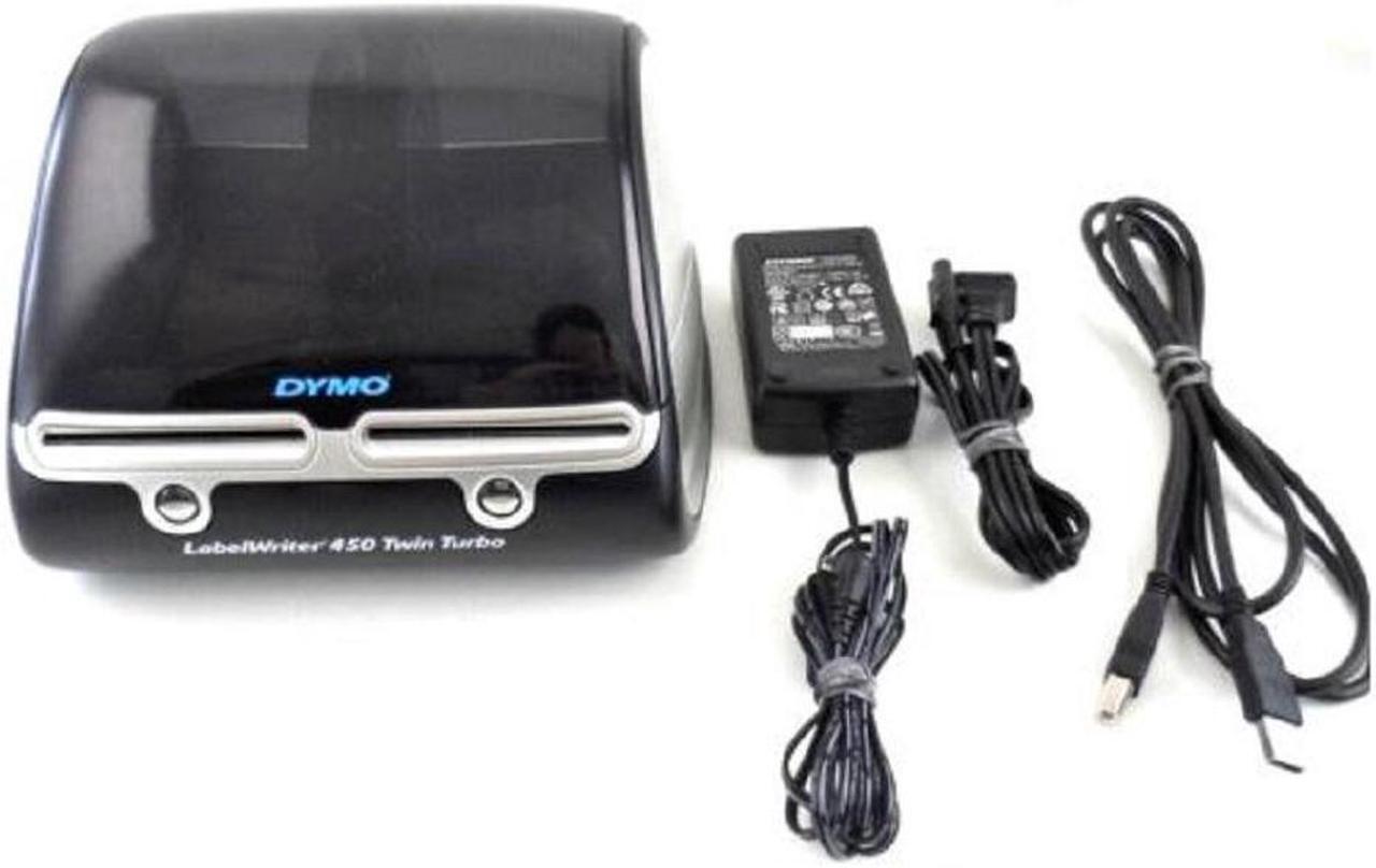 Main image of Dymo Label Writer 450 Twin Turbo Label Printer 1750160 with Power Adapter
