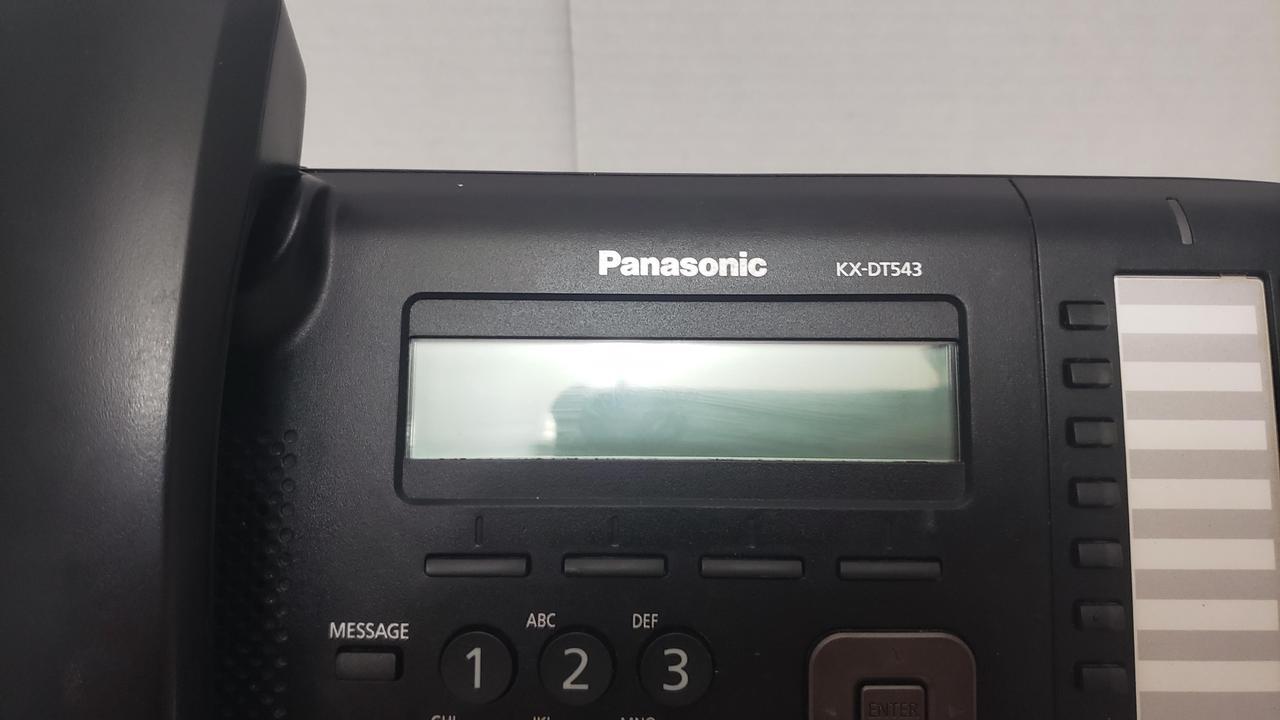 Alt view image 3 of 7 - Panasonic KX-DT543 24 Button 3-line Digital Telephone