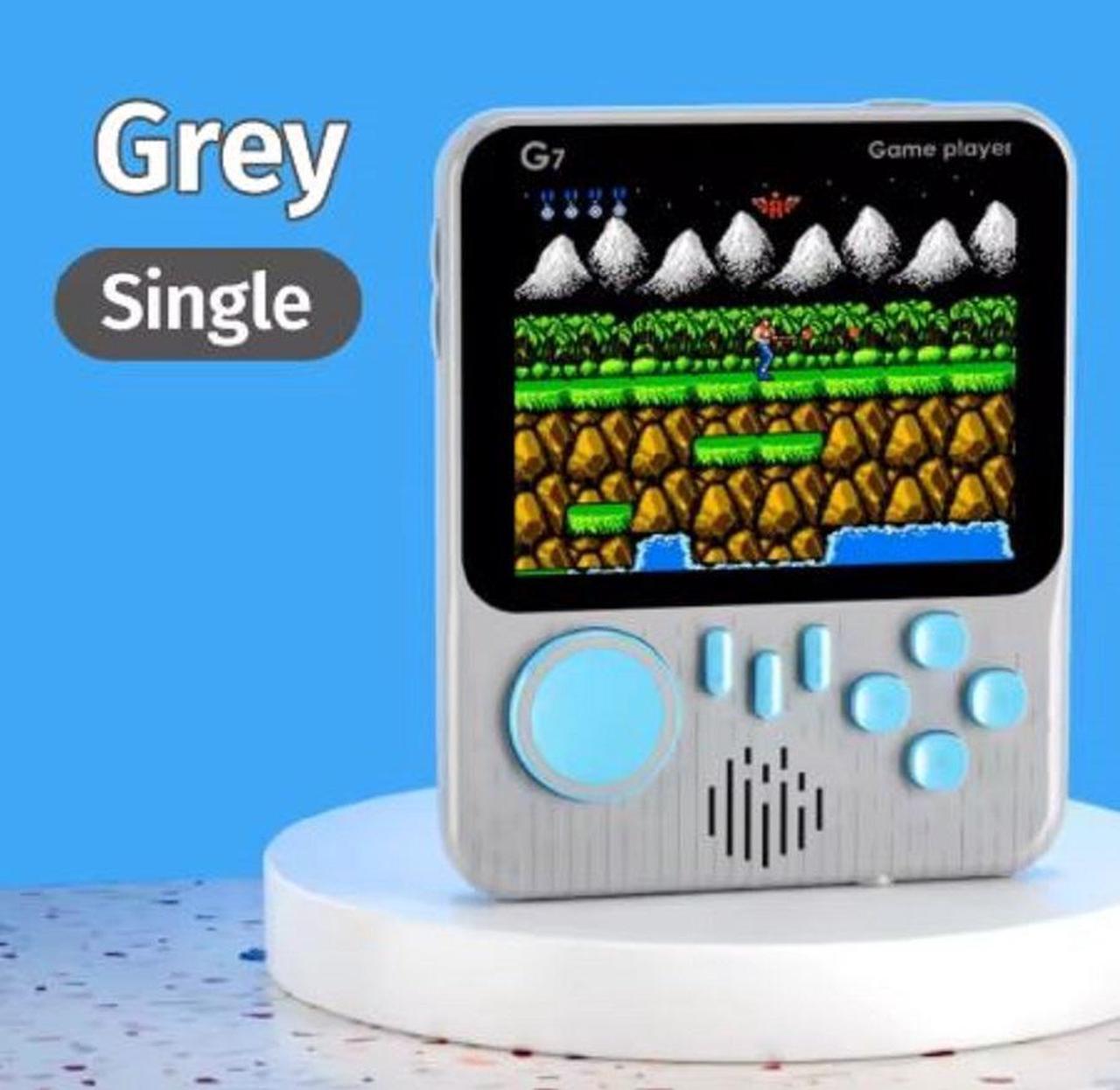 Main image of Portable Retro Handheld Game Console 600 Classic Games 3.5" Screen Grey