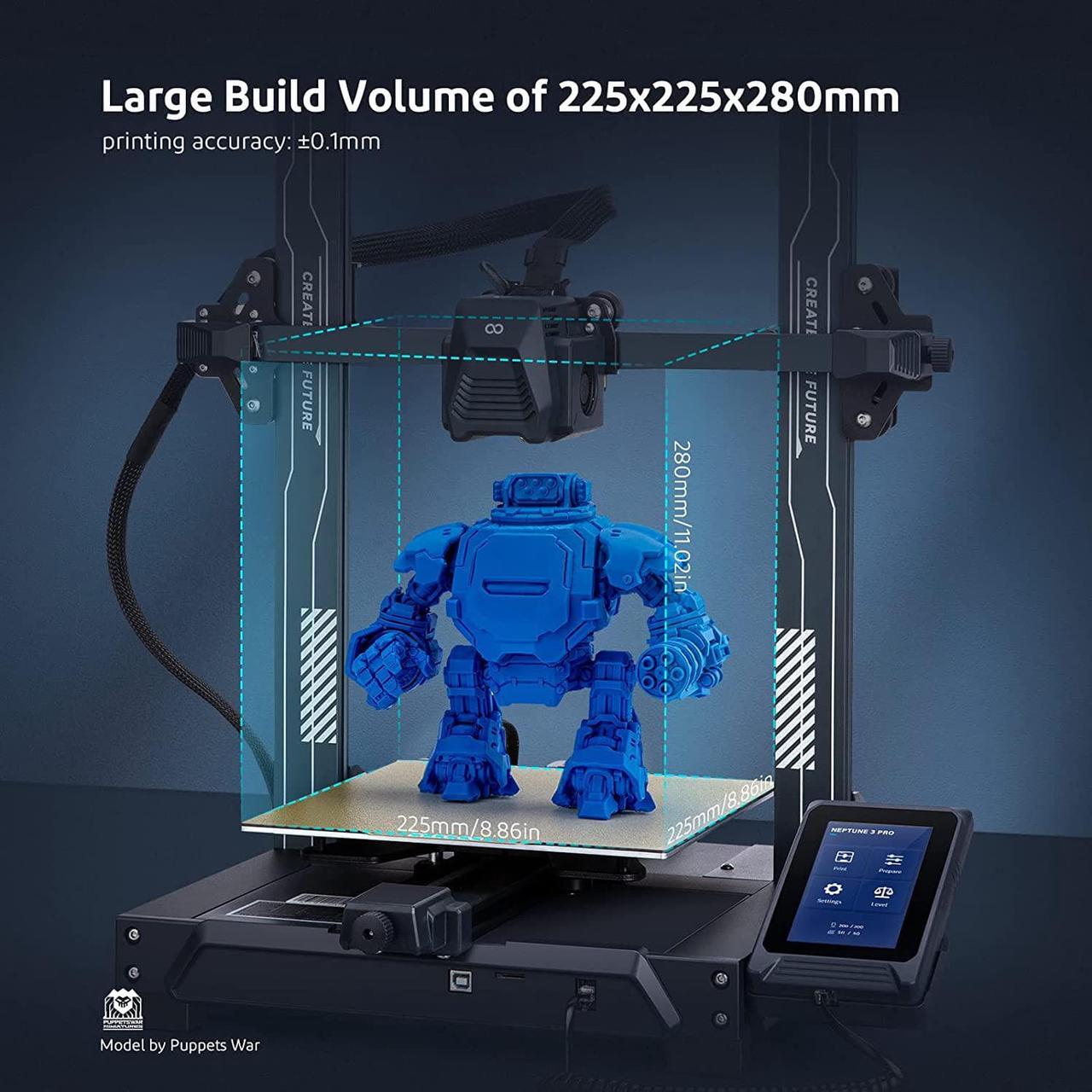 Alt view image 5 of 7 - ELEGOO Neptune 3 Pro FDM 3D Printer