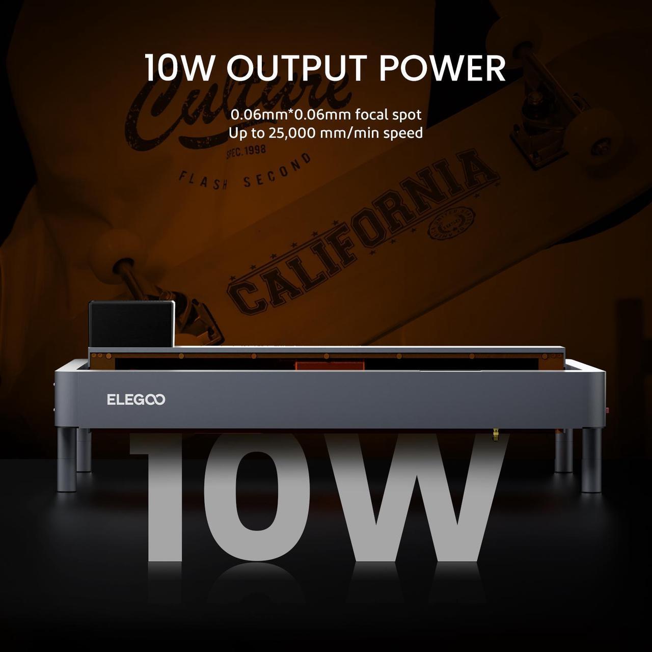 Alt view image 2 of 7 - ELEGOO Phecda Laser Engraver & Cutter 10W BASIC