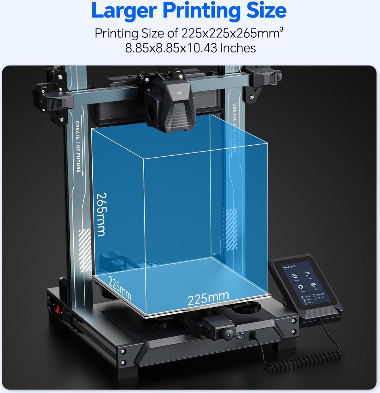 Alt view image 6 of 7 - ELEGOO Neptune 4 FDM 3D Printer