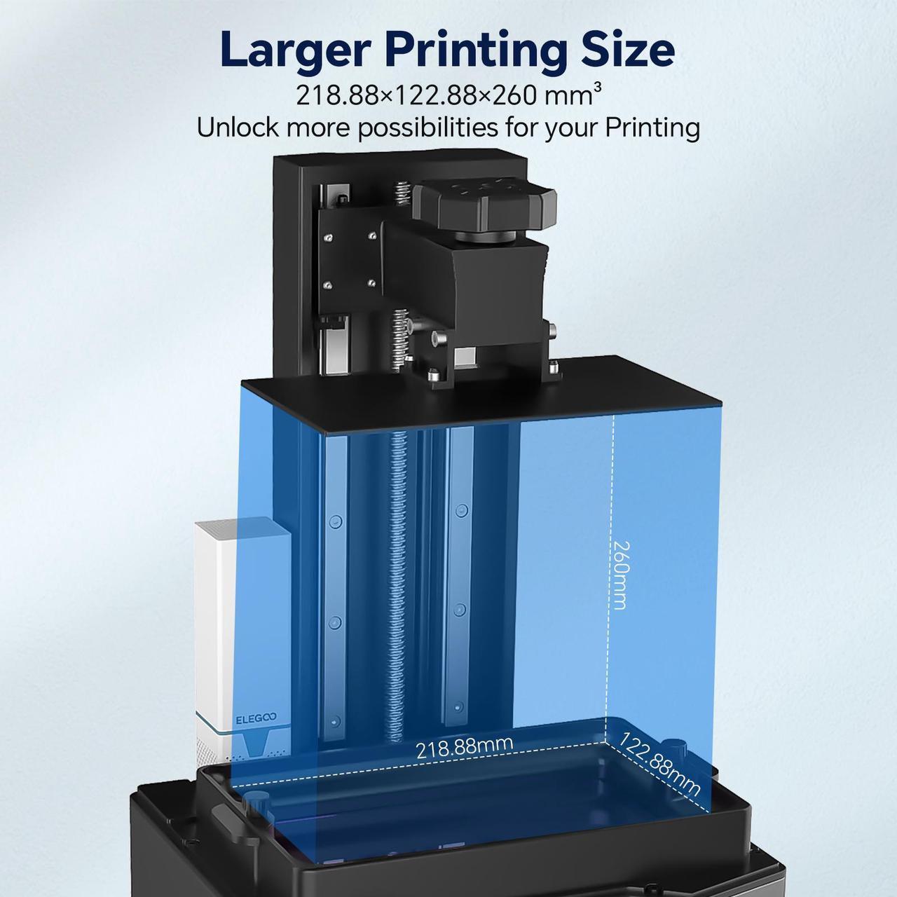 Alt view image 4 of 7 - ELEGOO Saturn 3 UItra-E MSLA 3D Printer