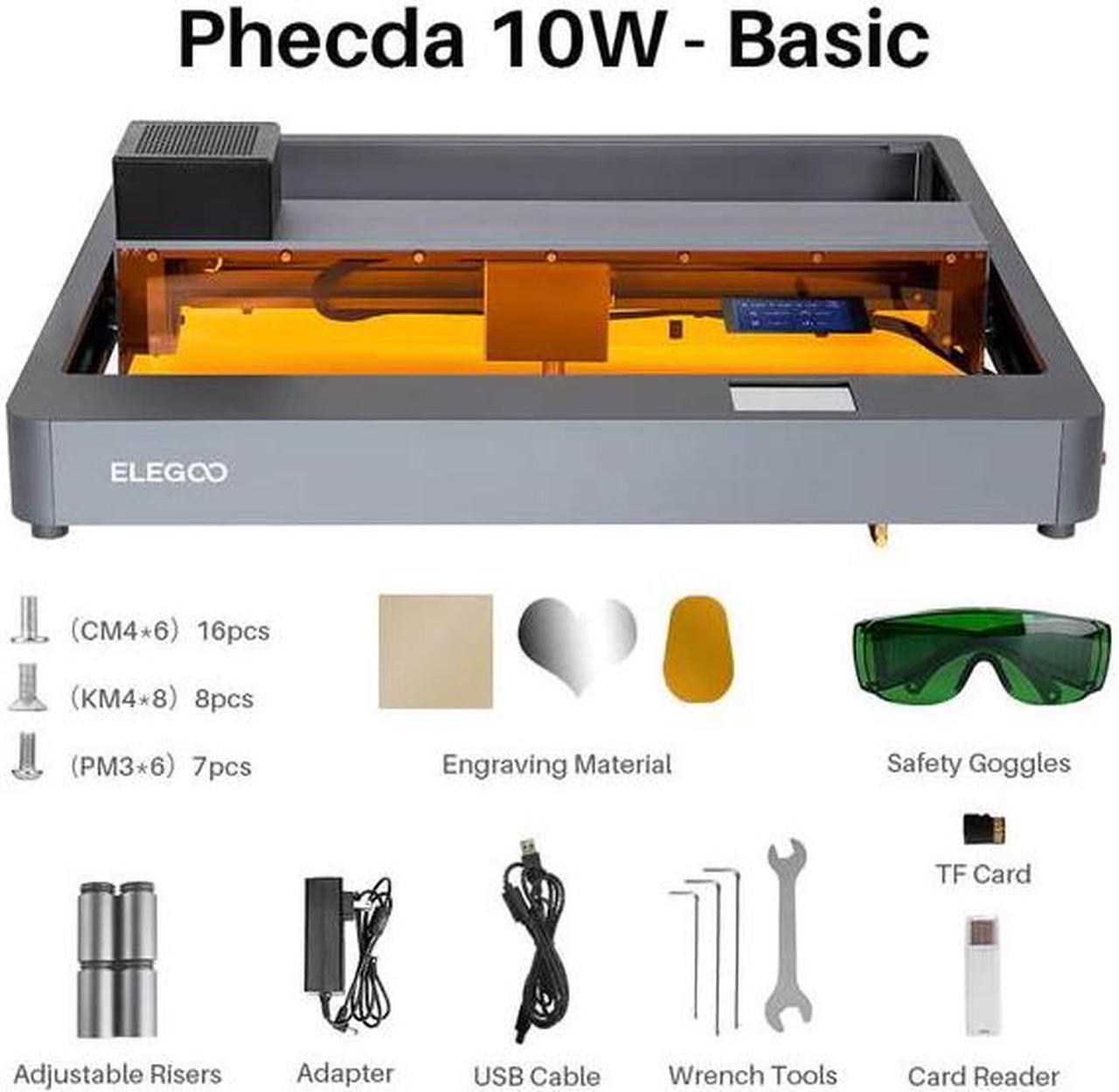 Alt view image 7 of 7 - ELEGOO Phecda Laser Engraver & Cutter 10W BASIC