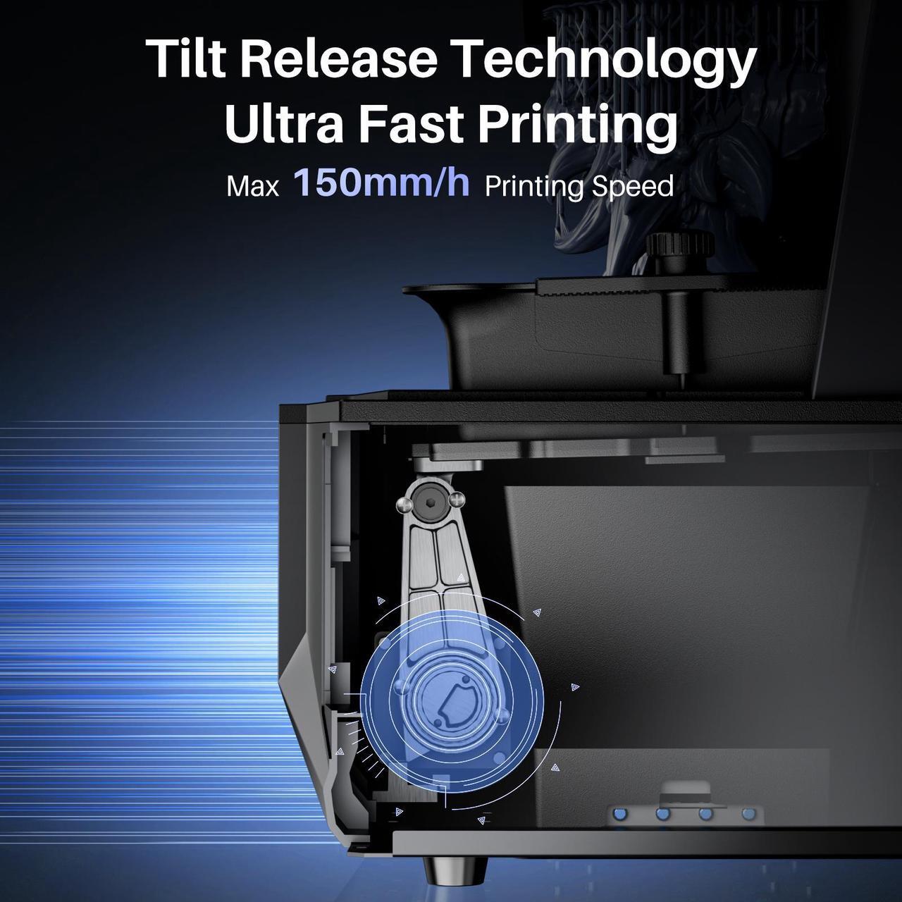 Alt view image 2 of 7 - ELEGOO SATURN 4 ULTRA 16K RESIN 3D PRINTER