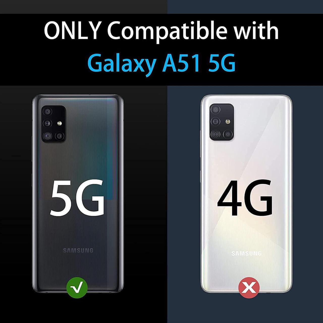 Alt view image 2 of 7 - for Samsung Galaxy A51 5G Case Waterproof, with Built-in-Screen Protector Full-Body 360°Rugged Shockproof IP68 Waterproof Case for Galaxy A51 5G (Not for 4G Version)