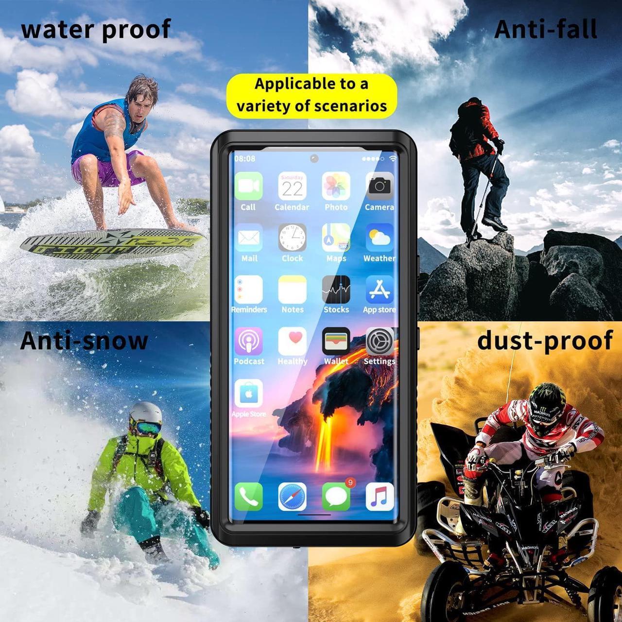 Alt view image 5 of 7 - Google Pixel 6 Pro Case, Waterproof Shockproof Clear Protective Case with Built-in Screen Protector, Full Body Case Slim Cover for Pixel 6 Pro 6.71 Inches